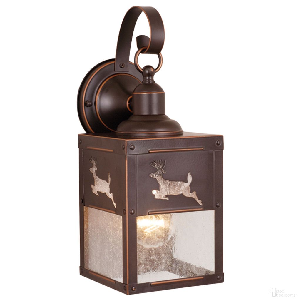 The appearance of Bryce 5 Inch Deer Outdoor Wall Light In Burnished Bronze designed by Vaxcel in the rustic / southwestern interior design. This burnished bronze piece of furniture was selected by 1StopBedrooms from Bryce Collection to add a touch of cosiness and style into your home. Sku: OW33553BBZ. Material: Steel.