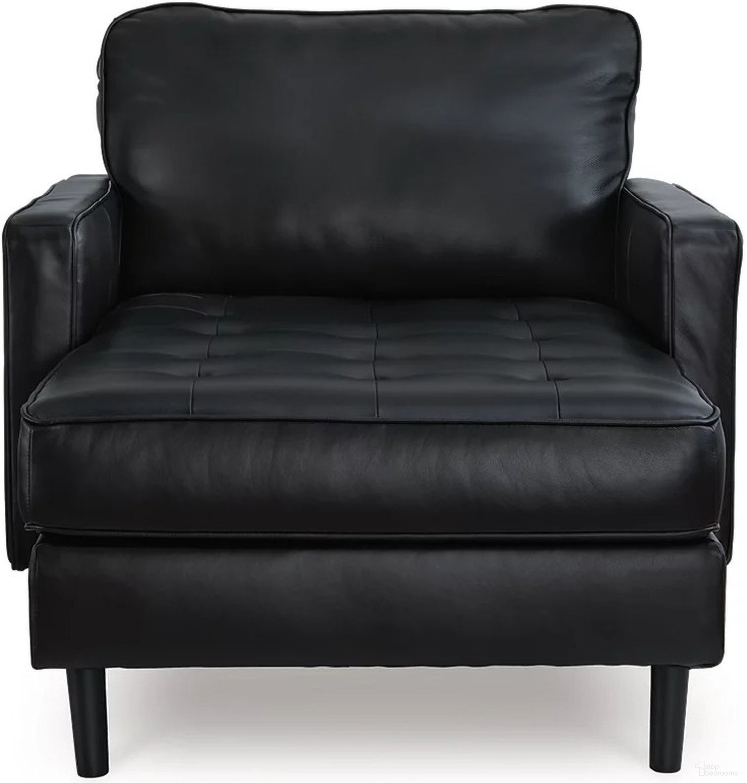 The appearance of Bryceview Chaise In Onyx designed by Signature Design by Ashley in the modern / contemporary interior design. This onyx piece of furniture was selected by 1StopBedrooms from Bryceview Collection to add a touch of cosiness and style into your home. Sku: 2120515. Material: Leather Match.