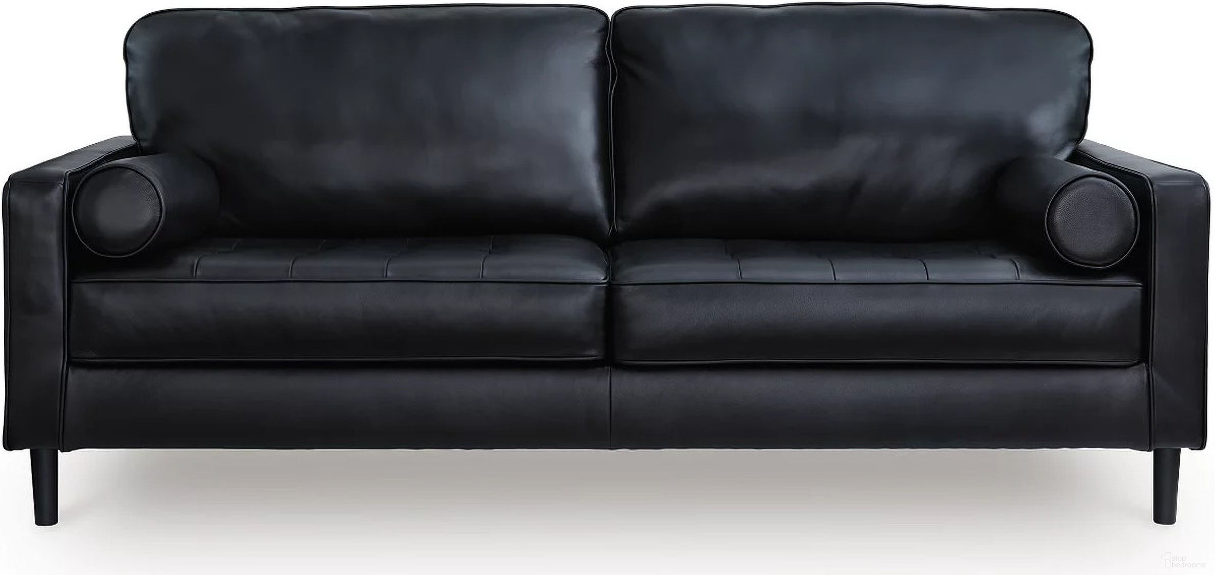 The appearance of Bryceview Sofa In Onyx designed by Signature Design by Ashley in the modern / contemporary interior design. This onyx piece of furniture was selected by 1StopBedrooms from Bryceview Collection to add a touch of cosiness and style into your home. Sku: 2120538. Material: Leather Match.