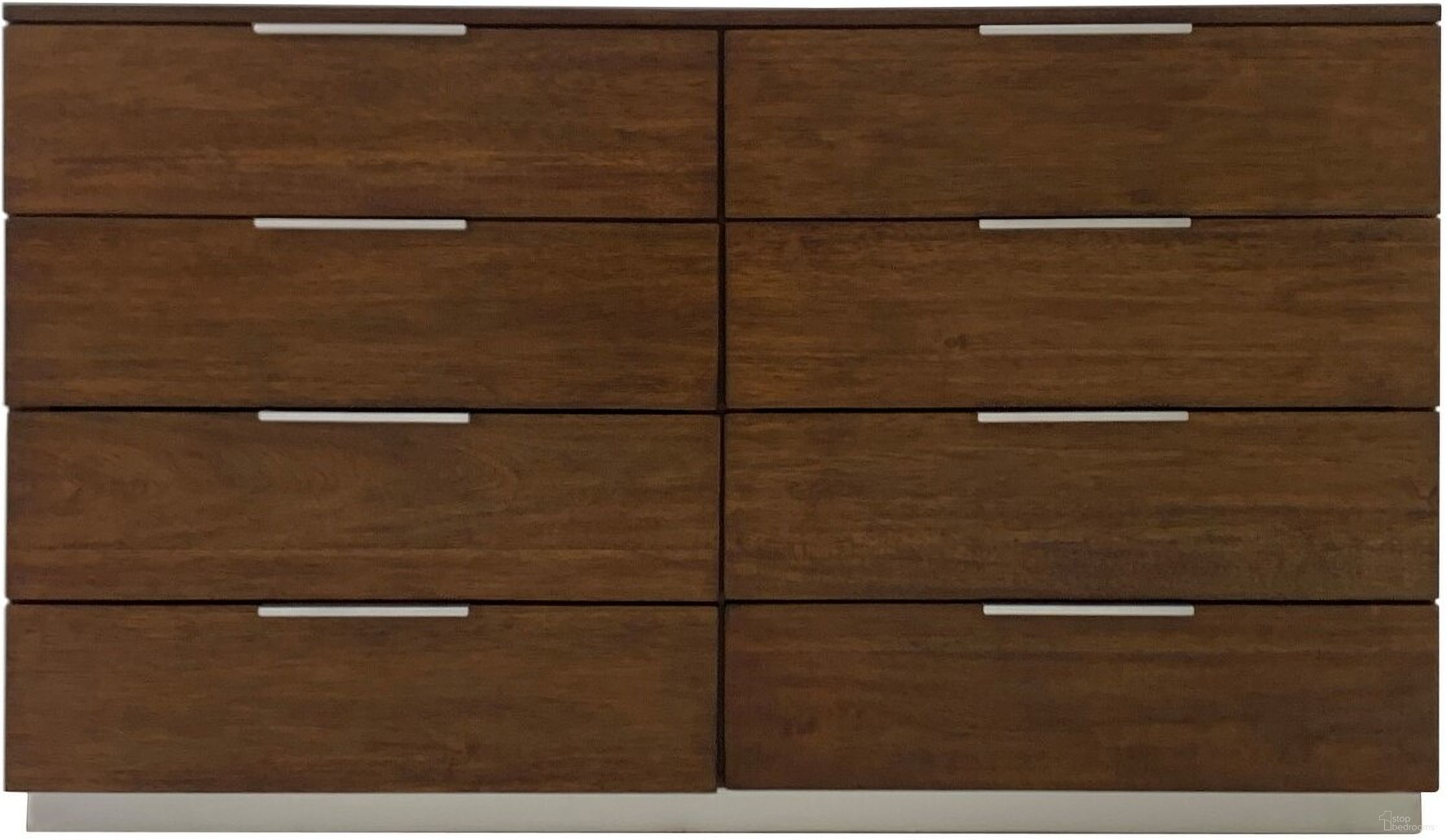 Brylin 8 Drawer Dresser In Dark Walnut