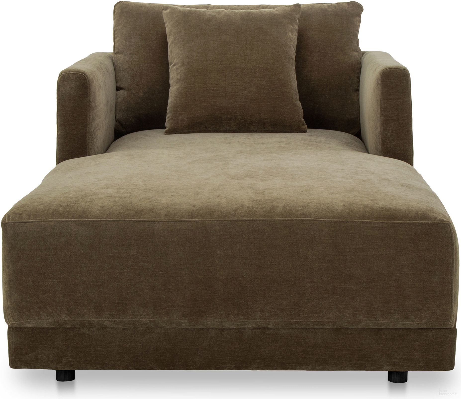 The appearance of Bryn Chaise In Heritage Cedar Green designed by Moes Home in the rustic / southwestern interior design. This green piece of furniture was selected by 1StopBedrooms from Bryn Collection to add a touch of cosiness and style into your home. Sku: JM-1026-27. Material: Polyester.