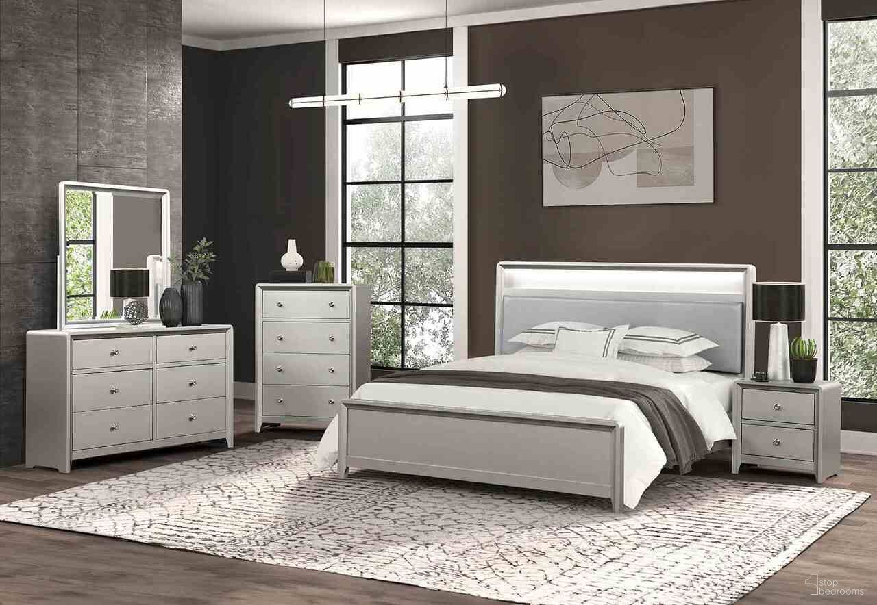 Bryne Bedroom Set In Champagne