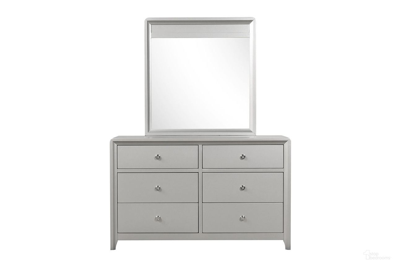 The appearance of Bryne Dresser In Champagne designed by Furniture of America in the modern / contemporary interior design. This champagne piece of furniture was selected by 1StopBedrooms from Bryne Collection to add a touch of cosiness and style into your home. Sku: FM7170CPN-D. Material: Pine Wood.