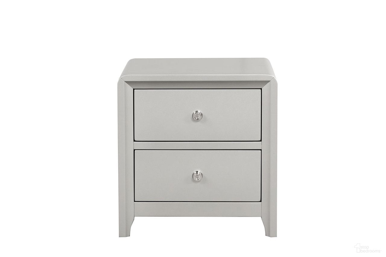 The appearance of Bryne Nightstand In Champagne designed by Furniture of America in the modern / contemporary interior design. This champagne piece of furniture was selected by 1StopBedrooms from Bryne Collection to add a touch of cosiness and style into your home. Sku: FM7170CPN-N. Material: Pine Wood.
