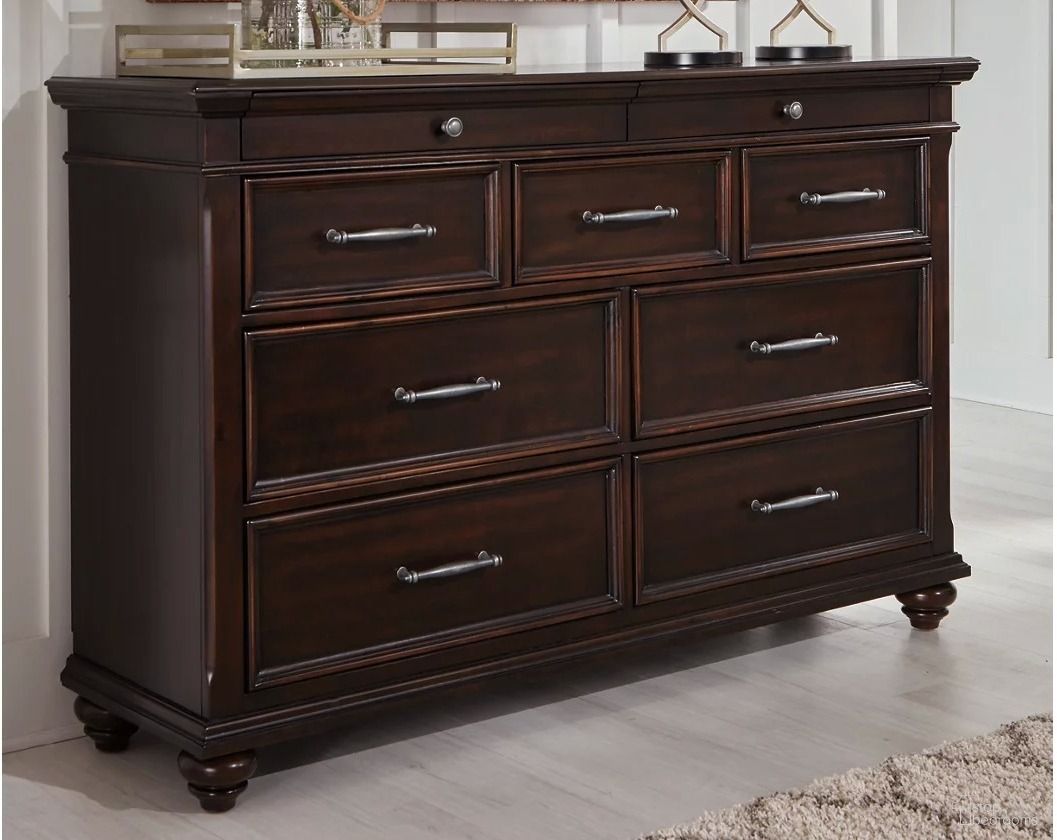 Brynhurst Dark Brown Dresser by Ashley Furniture 1StopBedrooms