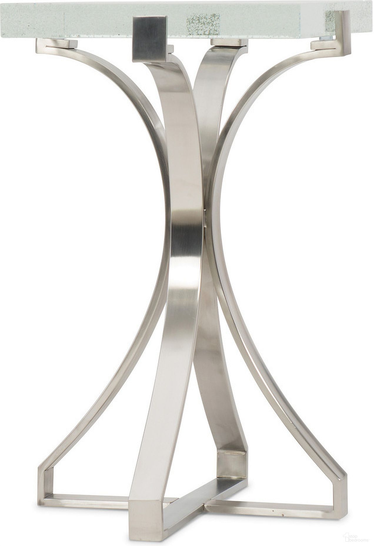 The appearance of Melange Bubble Chrome Glass Accent Table designed by Hooker in the modern / contemporary interior design. This chrome piece of furniture  was selected by 1StopBedrooms from Melange Collection to add a touch of cosiness and style into your home. Sku: 500-50-966-MTL. Material: Glass.