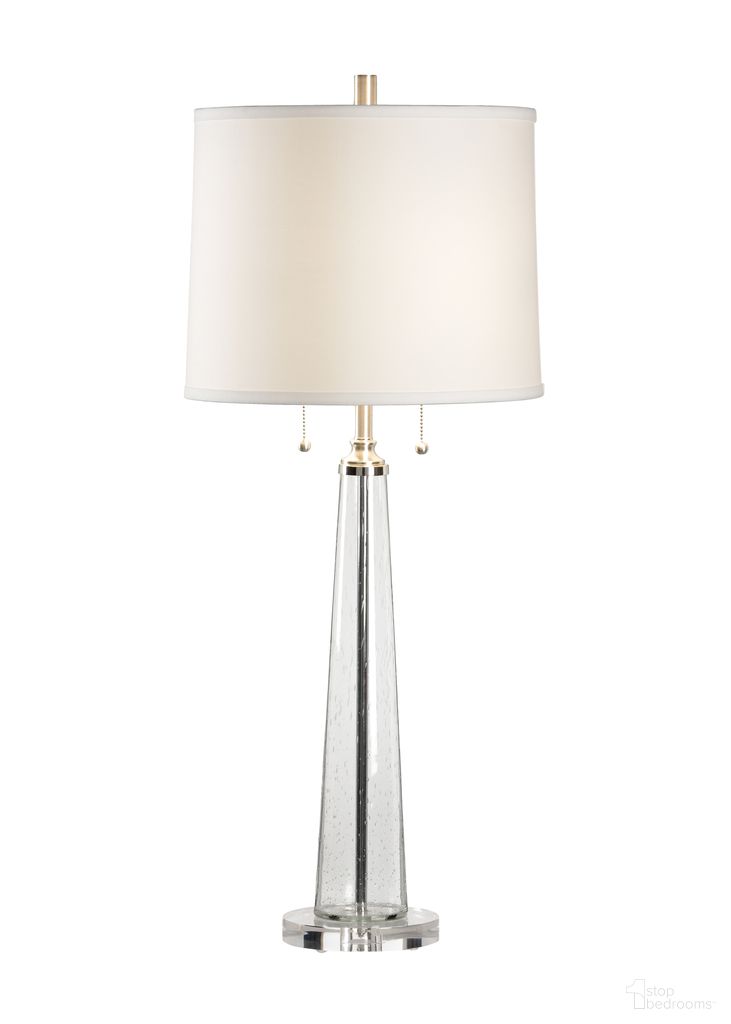 The appearance of Bubble Glass Column Lamp In Clear designed by Chelsea House in the modern / contemporary interior design. This clear piece of furniture  was selected by 1StopBedrooms from Lisa Kahn Collection to add a touch of cosiness and style into your home. Sku: 68528. Material: Glass.