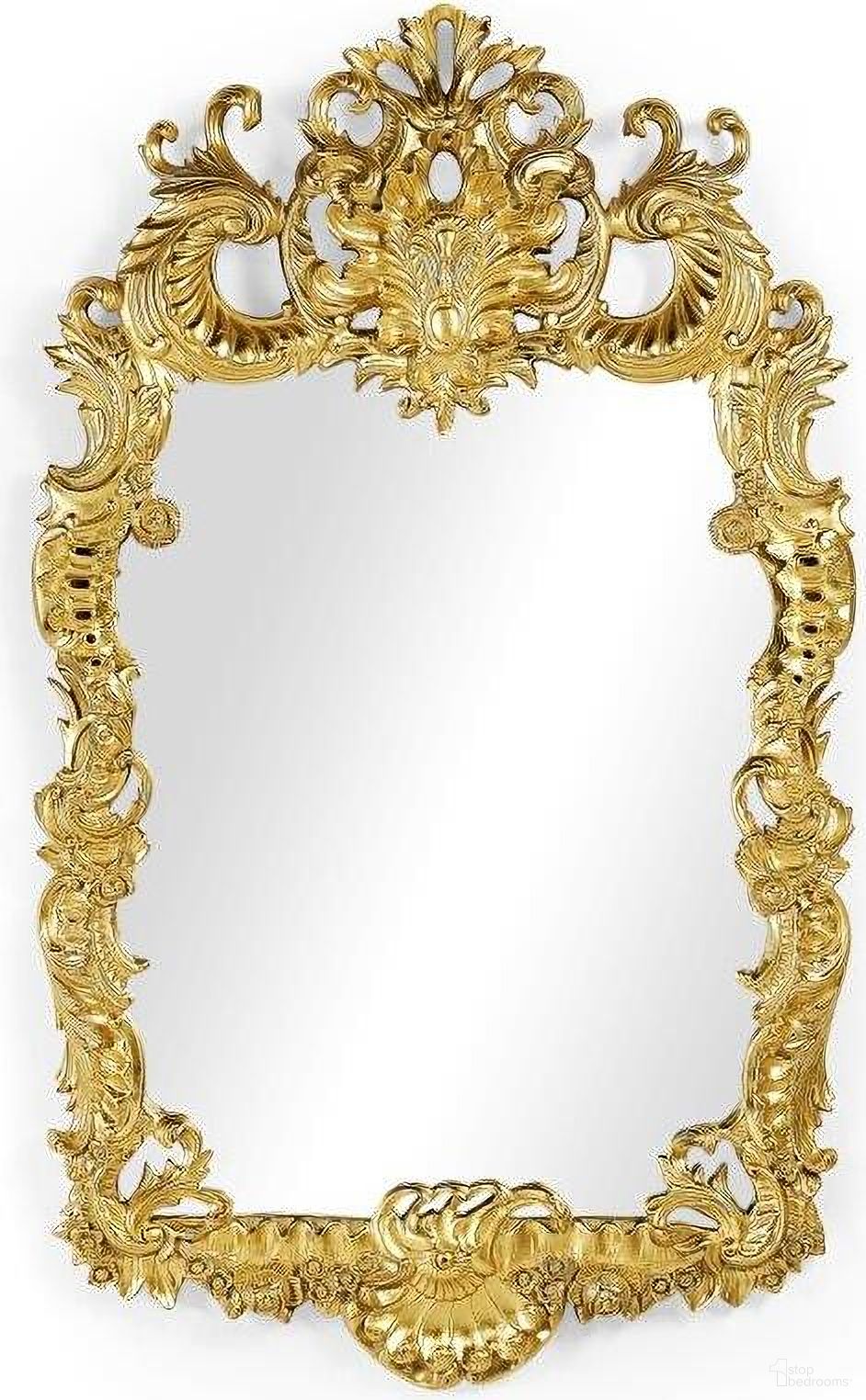 Buckingham Finely Carved And Gilded Rococo Style Mirror