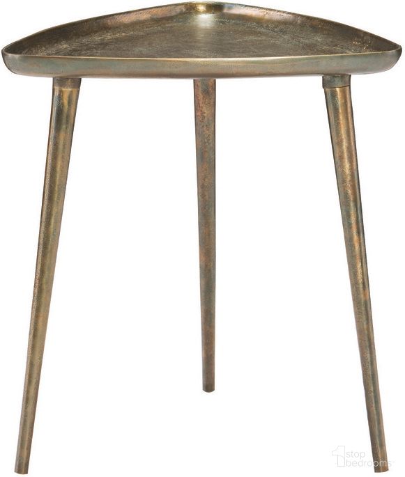 The appearance of Buckley End Table designed by Bernhardt in the modern / contemporary interior design. This antique dark brass piece of furniture  was selected by 1StopBedrooms from Buckley Collection to add a touch of cosiness and style into your home. Sku: 375166. Material: Aluminum.