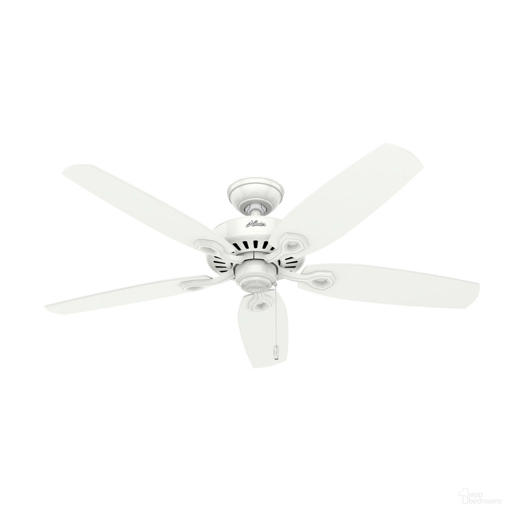 The appearance of Builder 52 Inch Ceiling Fan and Pull Chain In Snow White designed by Hunter Fan in the traditional interior design. This snow white piece of furniture was selected by 1StopBedrooms from Builder Collection to add a touch of cosiness and style into your home. Sku: 53240. Material: Composite.