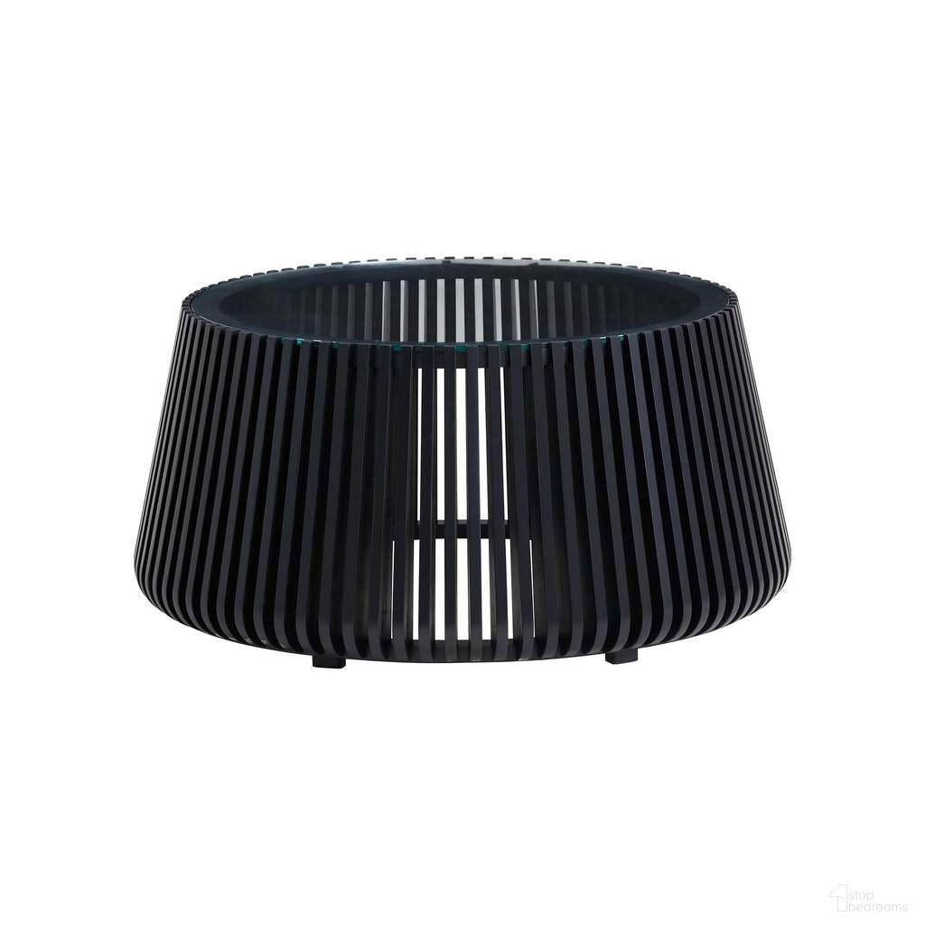 The appearance of Bungalow Coffee Table In Black designed by LH Imports in the modern / contemporary interior design. This black piece of furniture  was selected by 1StopBedrooms from Bungalow Collection to add a touch of cosiness and style into your home. Sku: BUM032-BLK. Material: Acacia Wood.