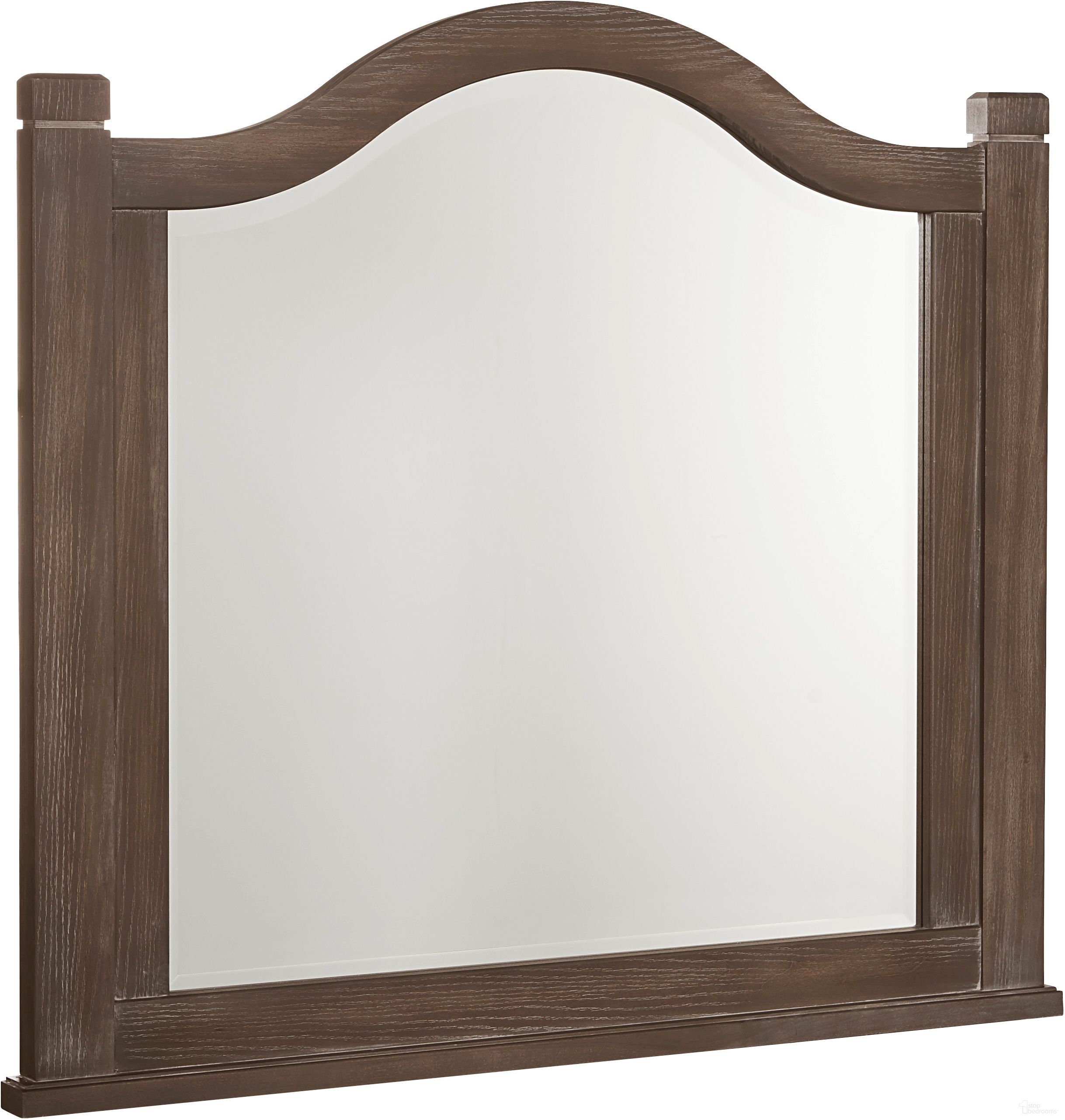 The appearance of Bungalow Folkstone Master Arch Mirror designed by Vaughan Bassett in the transitional interior design. This folkstone piece of furniture was selected by 1StopBedrooms from Bungalow Collection to add a touch of cosiness and style into your home. Sku: 740-448. Material: Solid Hardwood.
