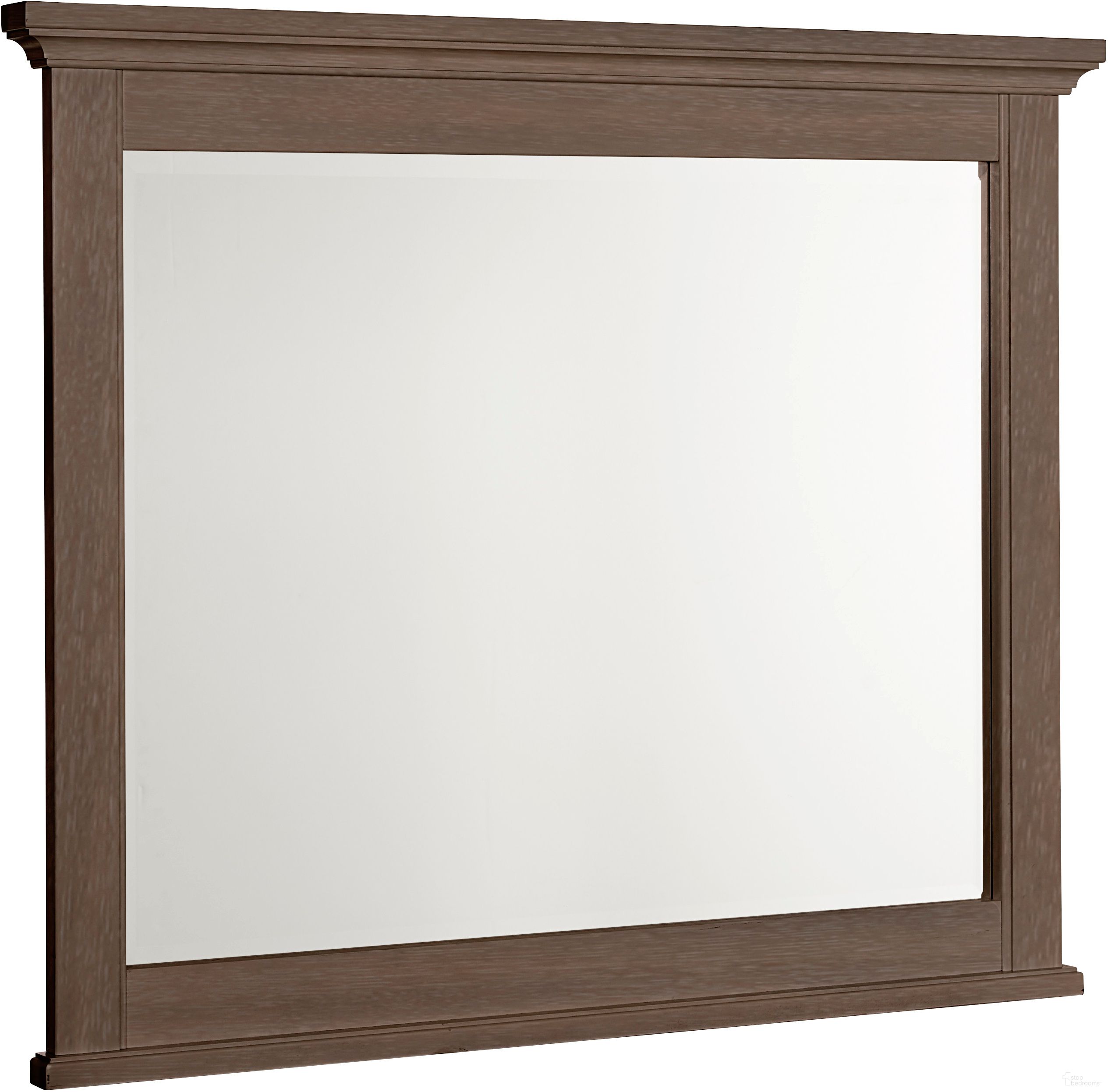 The appearance of Bungalow Folkstone Master Landscape Mirror designed by Vaughan Bassett in the transitional interior design. This folkstone piece of furniture  was selected by 1StopBedrooms from Bungalow Collection to add a touch of cosiness and style into your home. Sku: 740-447. Material: Solid Hardwood.