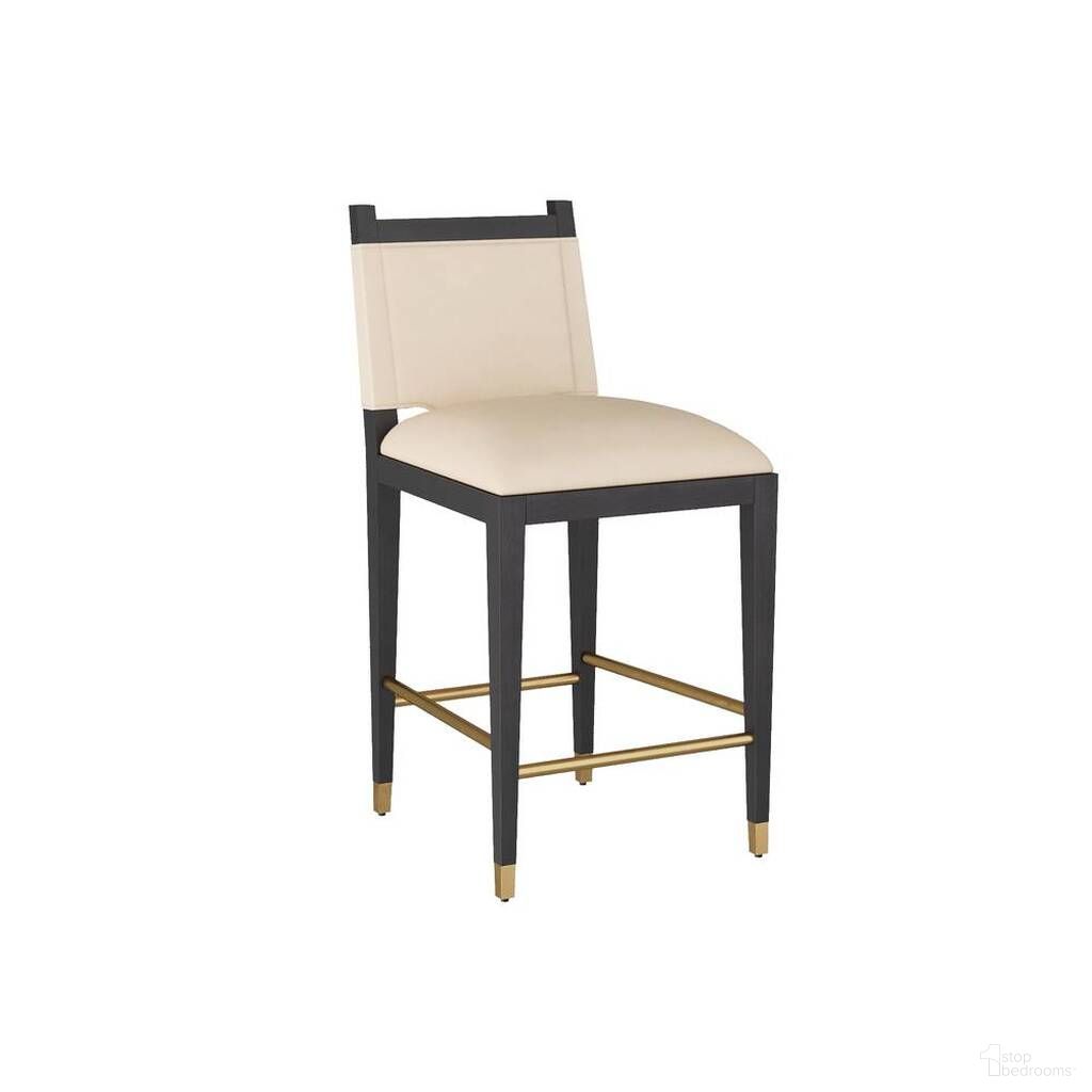 The appearance of Burdock Counter Stool In Vanilla designed by Arteriors in the modern / contemporary interior design. This vanilla piece of furniture was selected by 1StopBedrooms from Burdock Collection to add a touch of cosiness and style into your home. Sku: FSI09. Material: Leather.
