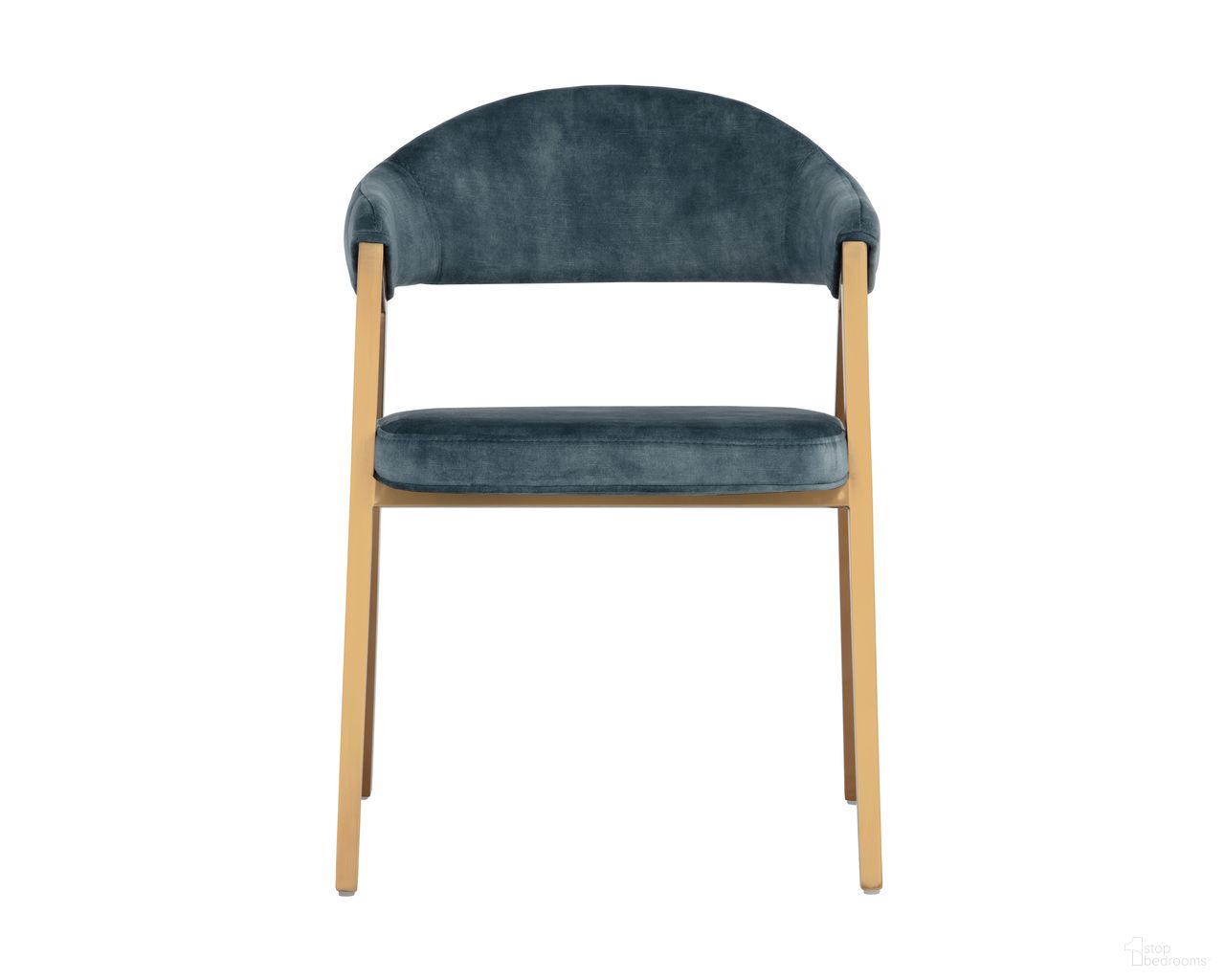 Burgos Dining Armchair In Nono Petrol