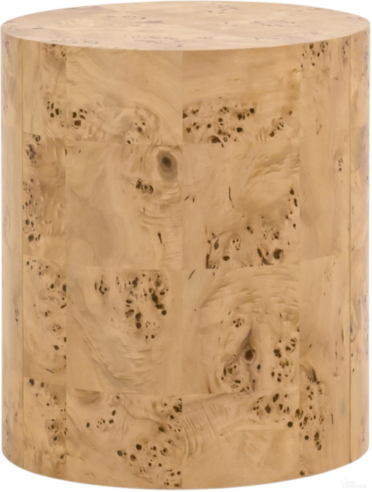 The appearance of Burl Accent Table In Natural Burl designed by Essentials For Living in the transitional interior design. This burl piece of furniture was selected by 1StopBedrooms from Bronze Bay Collection to add a touch of cosiness and style into your home. Sku: 5270.NAT-BRL. Material: MDF.