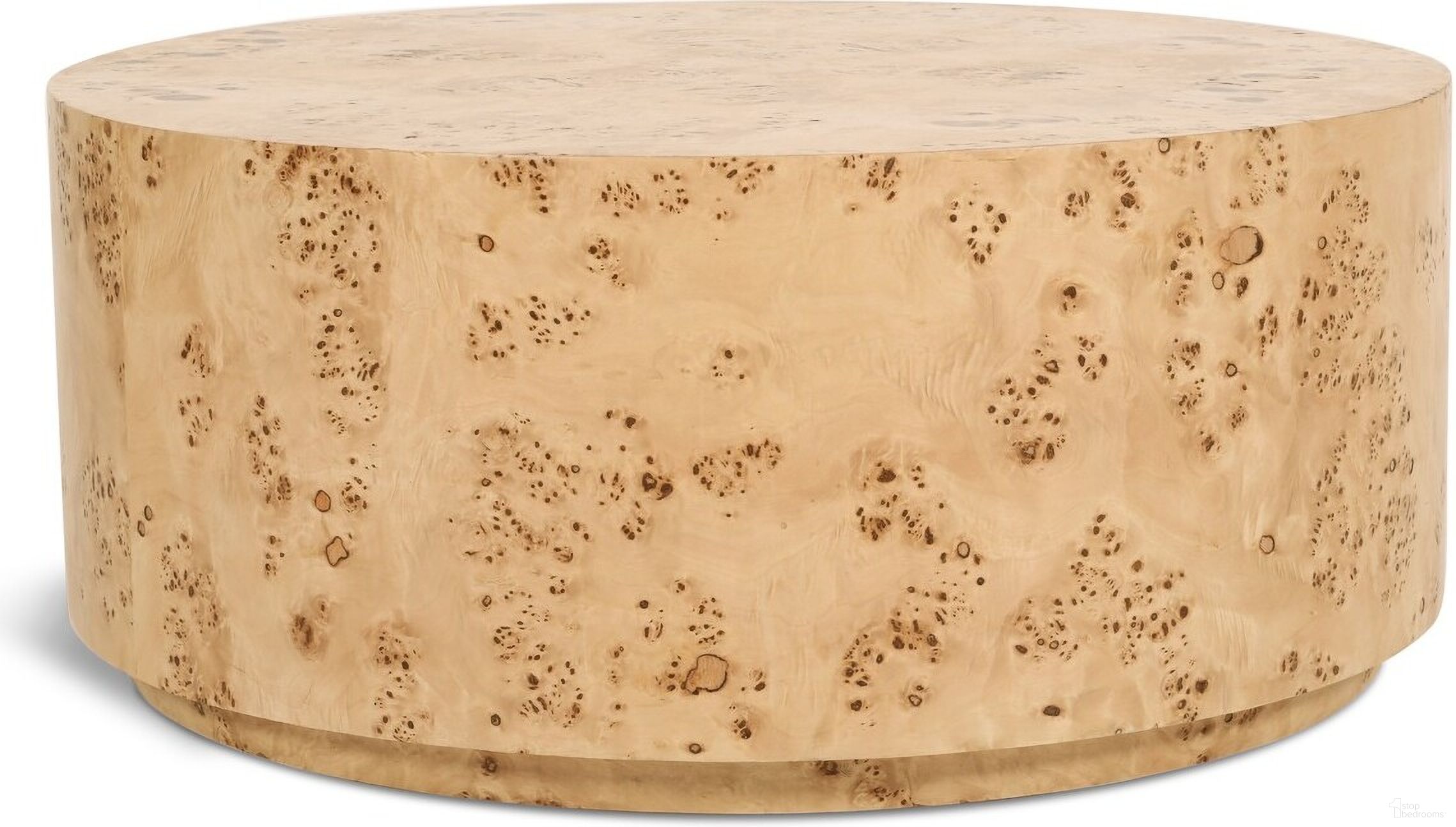 The appearance of Burl Coffee Table In Natural Ash designed by Meridian in the modern / contemporary interior design. This natural piece of furniture  was selected by 1StopBedrooms from Burl Collection to add a touch of cosiness and style into your home. Sku: 270-C. Material: Plywood.
