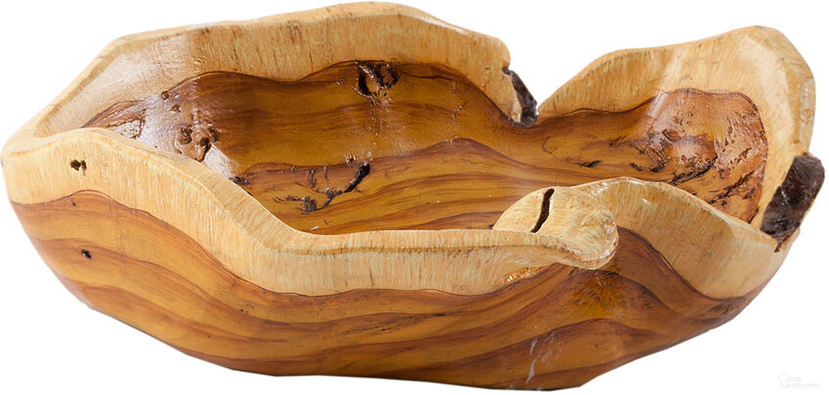 The appearance of Burled Bowl In Brown designed by Phillips Collection in the modern / contemporary interior design. This brown piece of furniture  was selected by 1StopBedrooms from Cast Naturals Collection to add a touch of cosiness and style into your home. Sku: PH66934. Material: Resin.
