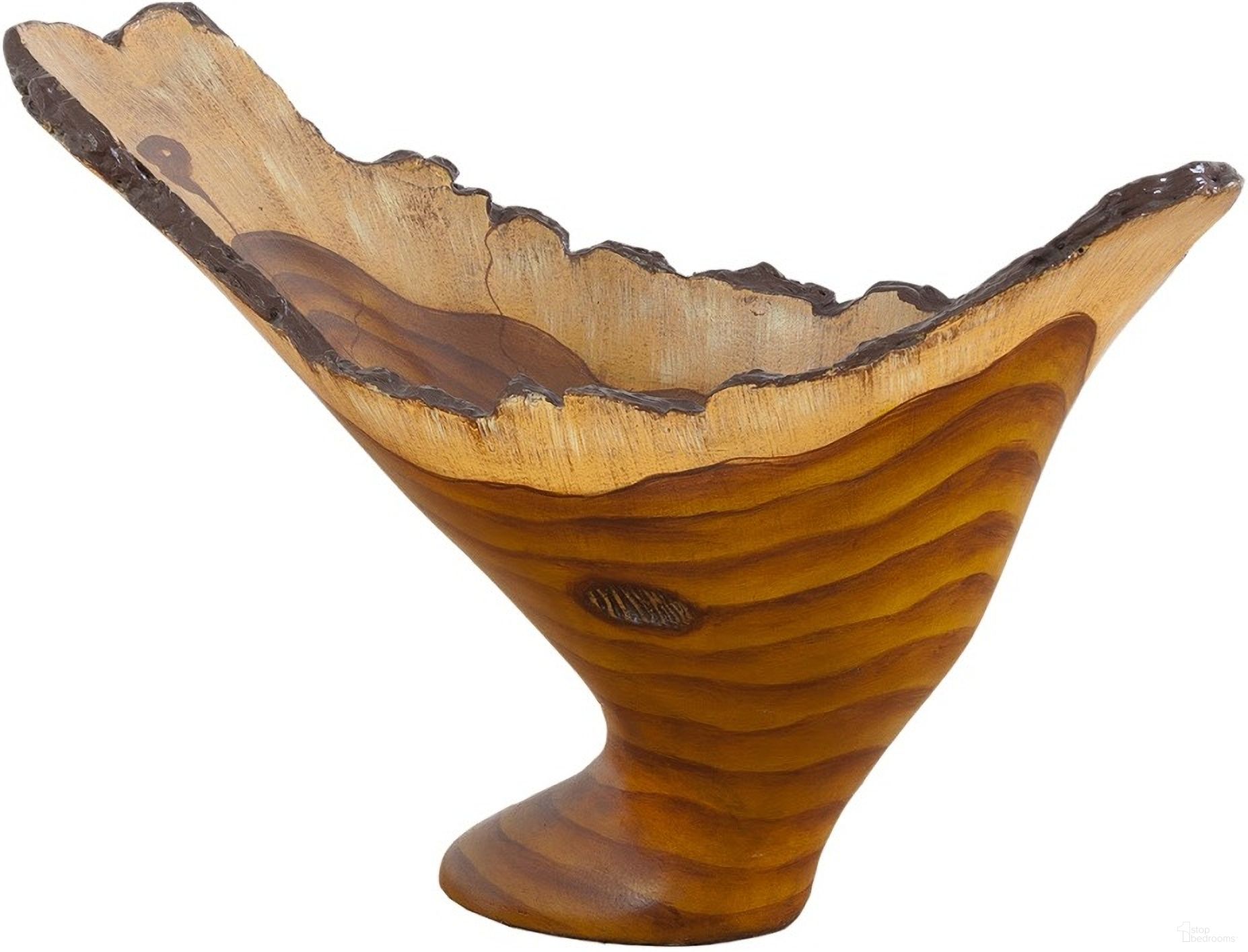 The appearance of Burled Vase In Brown designed by Phillips Collection in the modern / contemporary interior design. This brown piece of furniture was selected by 1StopBedrooms from Cast Naturals Collection to add a touch of cosiness and style into your home. Sku: M011015. Material: Resin.