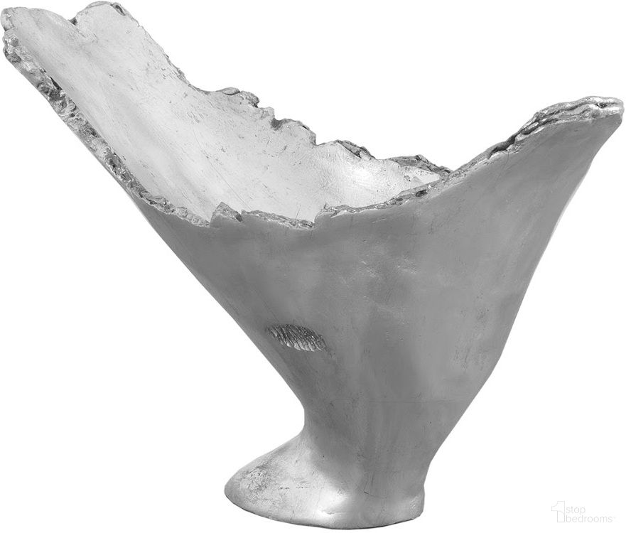 The appearance of Burled Vase In Silver designed by Phillips Collection in the modern / contemporary interior design. This silver piece of furniture  was selected by 1StopBedrooms from Cast Naturals Collection to add a touch of cosiness and style into your home. Sku: PH56704. Material: Resin.
