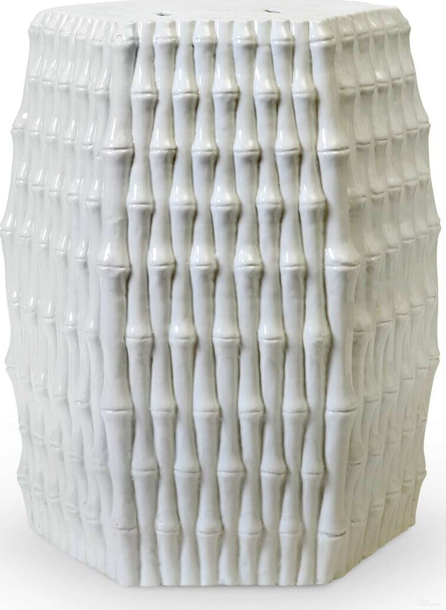 The appearance of Burma Stool/Side Table In Cool White designed by Villa & House in the transitional interior design. This white piece of furniture was selected by 1StopBedrooms from Burma Collection to add a touch of cosiness and style into your home. Sku: BUR-500-109. Material: Porcelain.