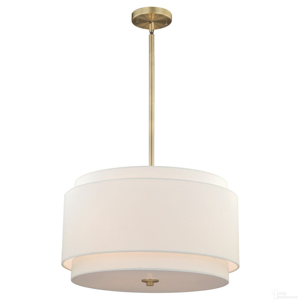 The appearance of Burnaby 20.5 Inch Pendant In Matte Brass designed by Vaxcel in the transitional interior design. This matte brass piece of furniture was selected by 1StopBedrooms from Burnaby Collection to add a touch of cosiness and style into your home. Sku: P0192. Material: Steel.