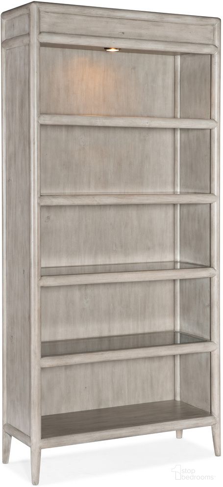 The appearance of Burnham Burnham Bookcase designed by Hooker in the transitional interior design. This light wood piece of furniture was selected by 1StopBedrooms from Burnham Collection to add a touch of cosiness and style into your home. Sku: 5921-10445-90. Material: Veneer.