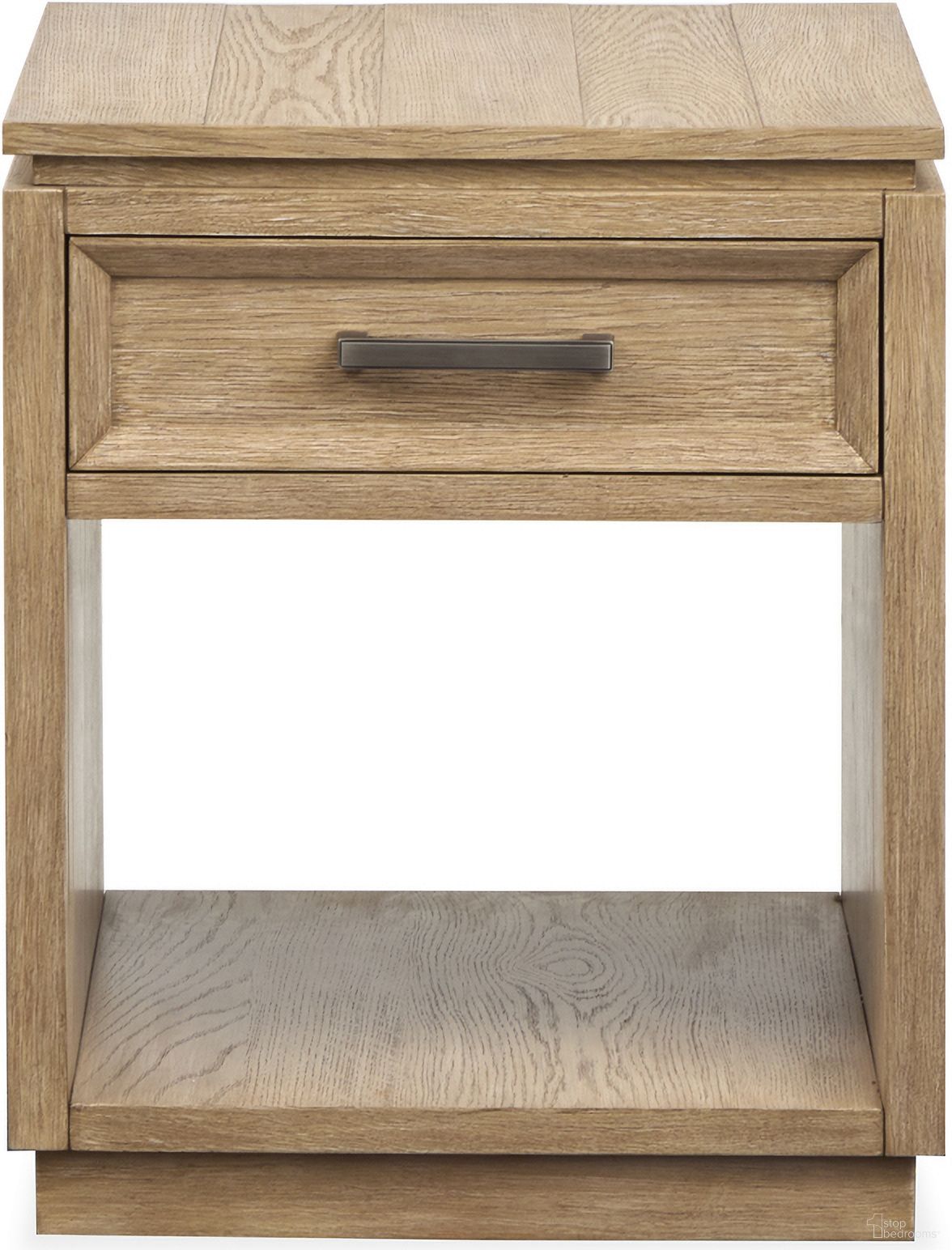 Burnham Rectangular End Table In Sable Dusk