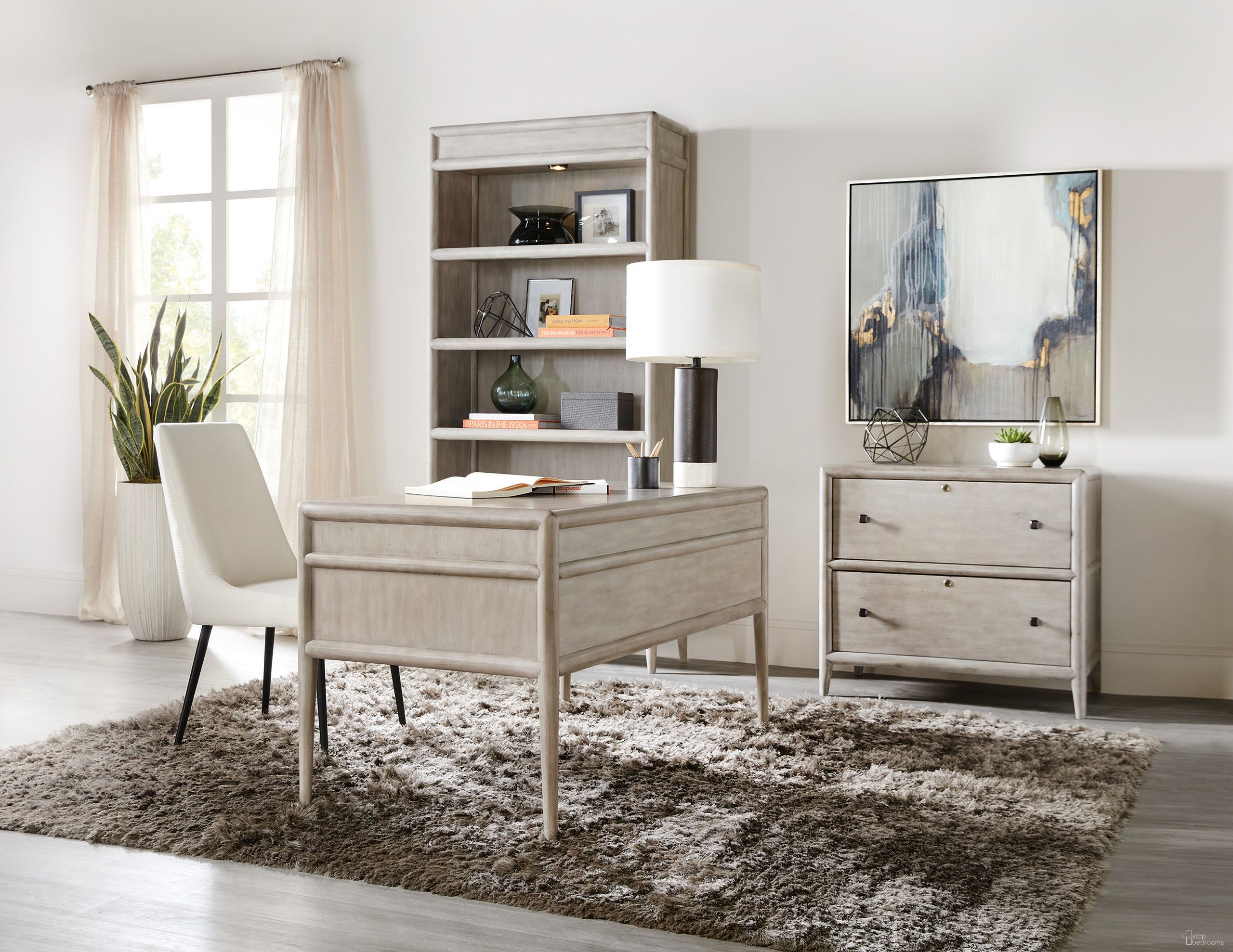 Burnham Work Your Way Grey Mink Burnham Junior Home Office Set