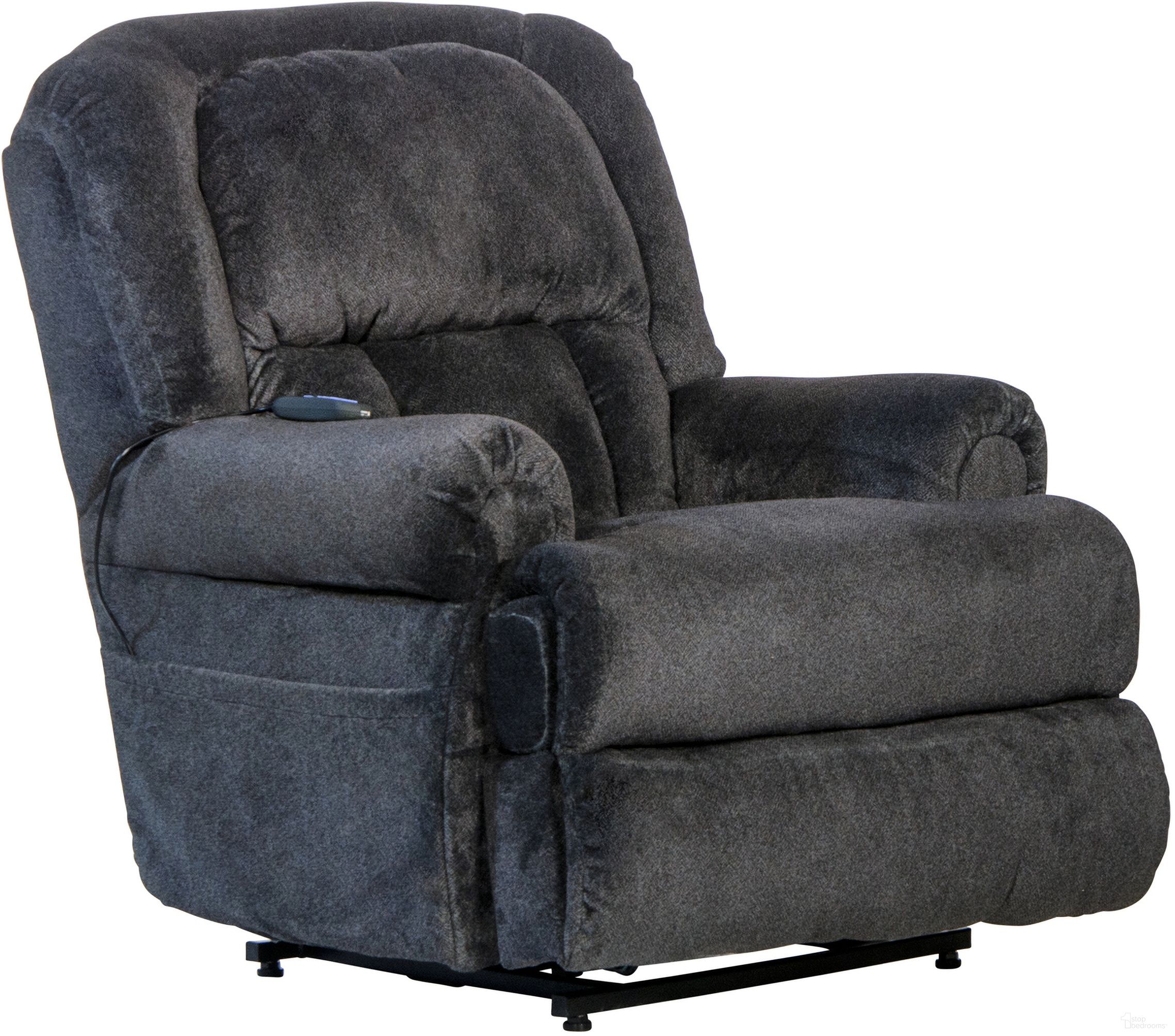 The appearance of Burns Dual Motor Power Lift Chair In Midnight designed by Catnapper in the traditional interior design. This midnight piece of furniture  was selected by 1StopBedrooms from Burns Collection to add a touch of cosiness and style into your home. Sku: 4847190433. Material: Fabric.