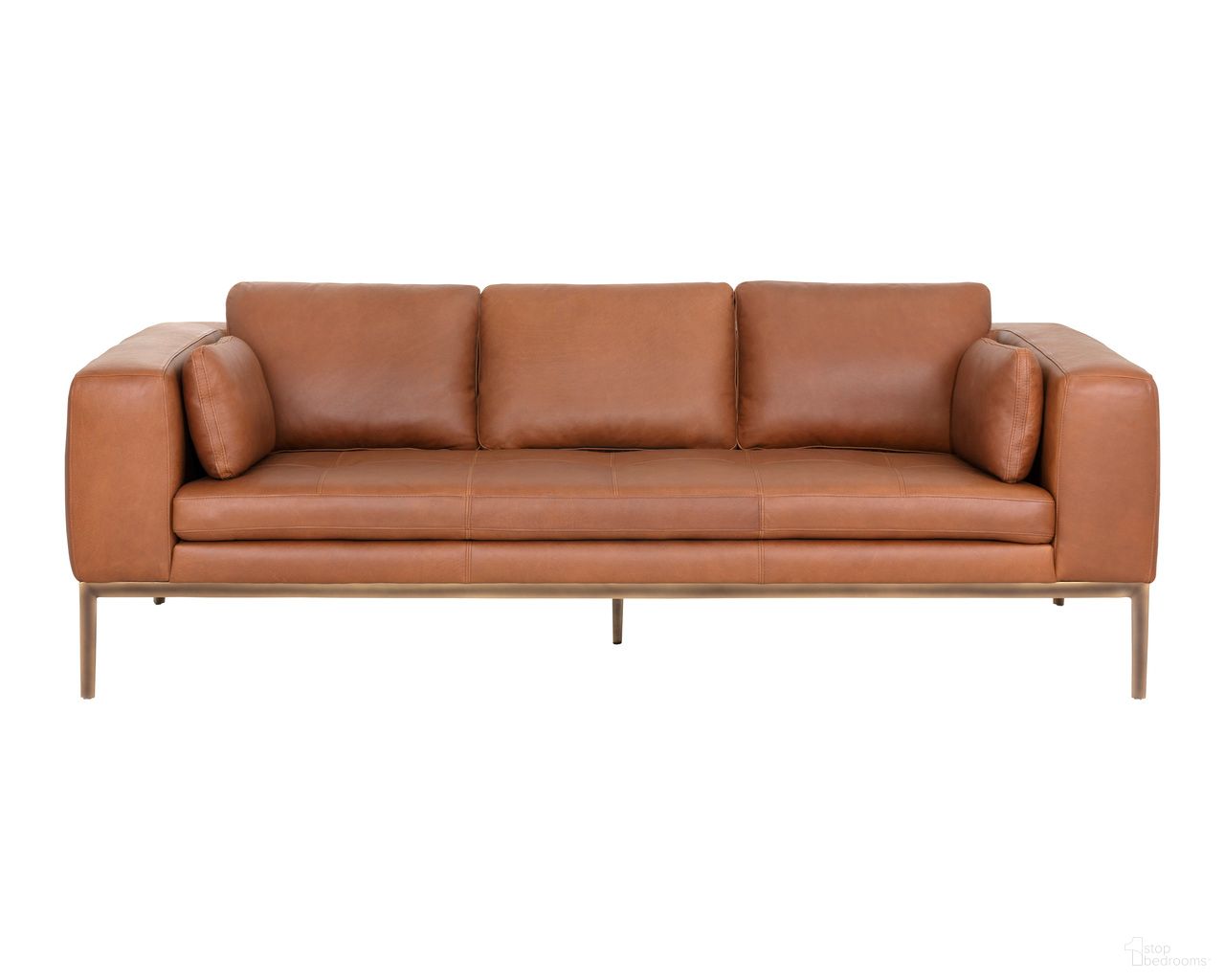 Burr Sofa In Behike Saddle