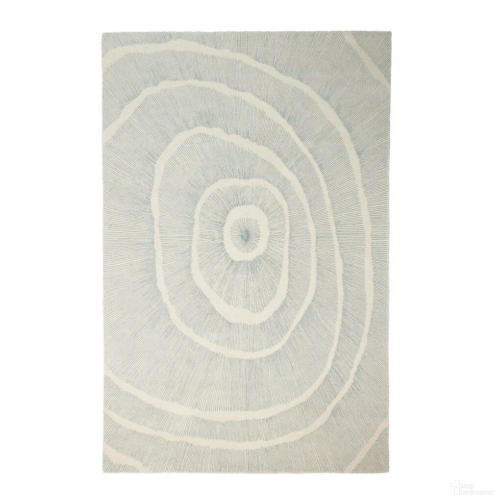 Burst 11' x 14' Rug In Ivory and Blue