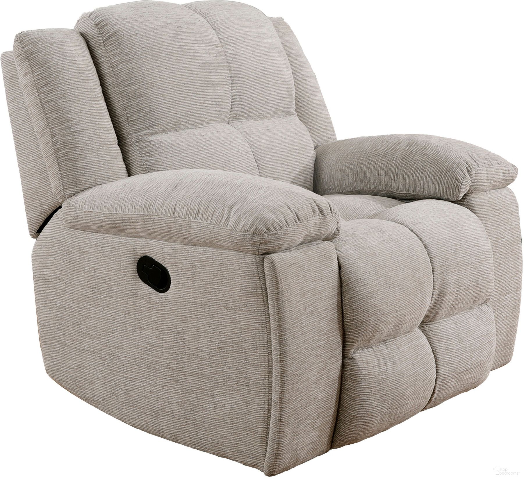 The appearance of Buster Recliner In Taupe designed by Parker House in the modern / contemporary interior design. This taupe piece of furniture  was selected by 1StopBedrooms from Buster Collection to add a touch of cosiness and style into your home. Sku: MBUS#812-OPTA. Material: Polyester.