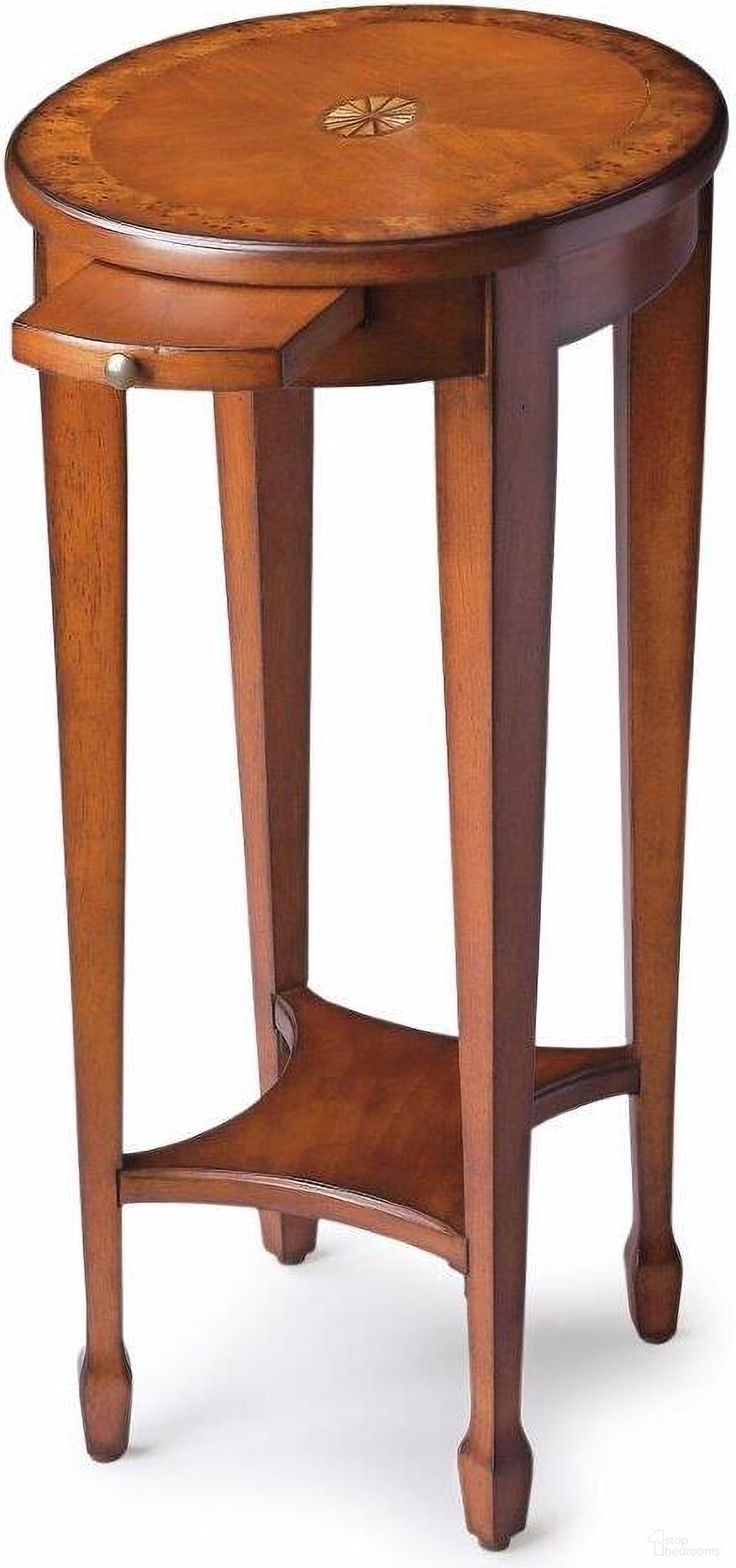 Butler Arielle Olive Ash Burl Accent Table