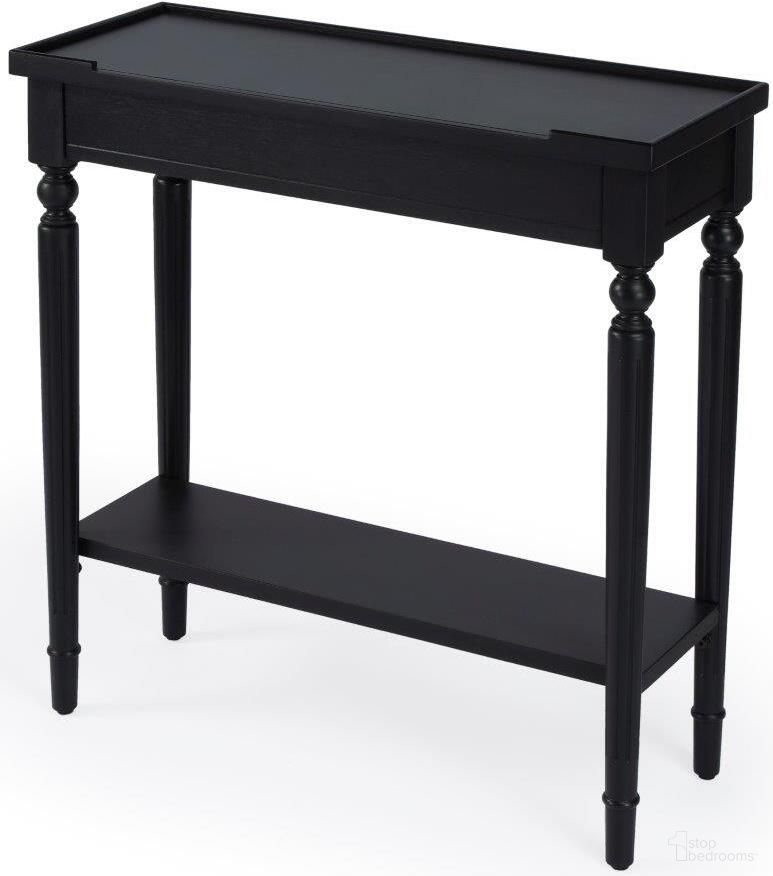 Butler Aubrey Plum Black Console Table