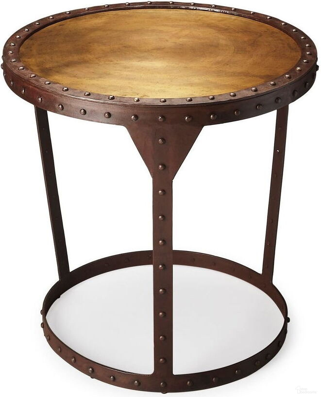 The appearance of Butler Bonham Iron Side Table designed by Butler Specialty Company in the transitional interior design. This bronze piece of furniture was selected by 1StopBedrooms from Industrial Chic Collection to add a touch of cosiness and style into your home. Sku: 3301025. Material: Iron.
