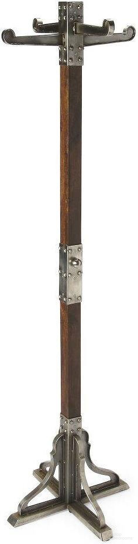 The appearance of Butler Carston Industrial Chic Coat Rack designed by Butler Specialty Company in the transitional interior design. This multicolor piece of furniture was selected by 1StopBedrooms from Industrial Chic Collection to add a touch of cosiness and style into your home. Sku: 3567330. Material: Iron.