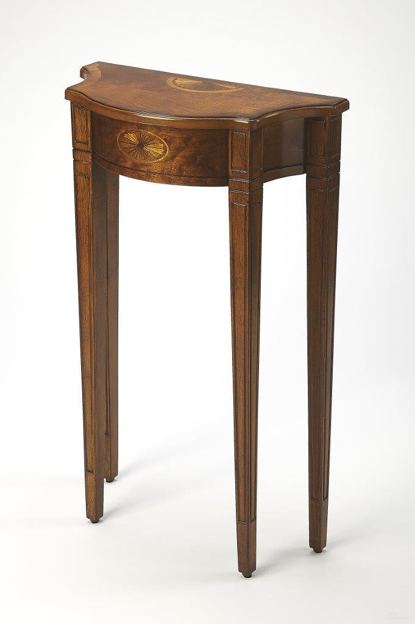 Butler Chester Olive Ash Burl Console Table 3756101