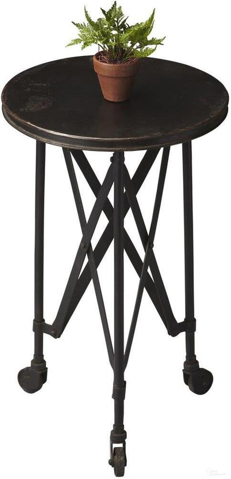 The appearance of Butler Costigan Flat Black Accent Table designed by Butler Specialty Company in the modern / contemporary interior design. This black piece of furniture was selected by 1StopBedrooms from Industrial Chic Collection to add a touch of cosiness and style into your home. Sku: 1168025. Material: Iron.