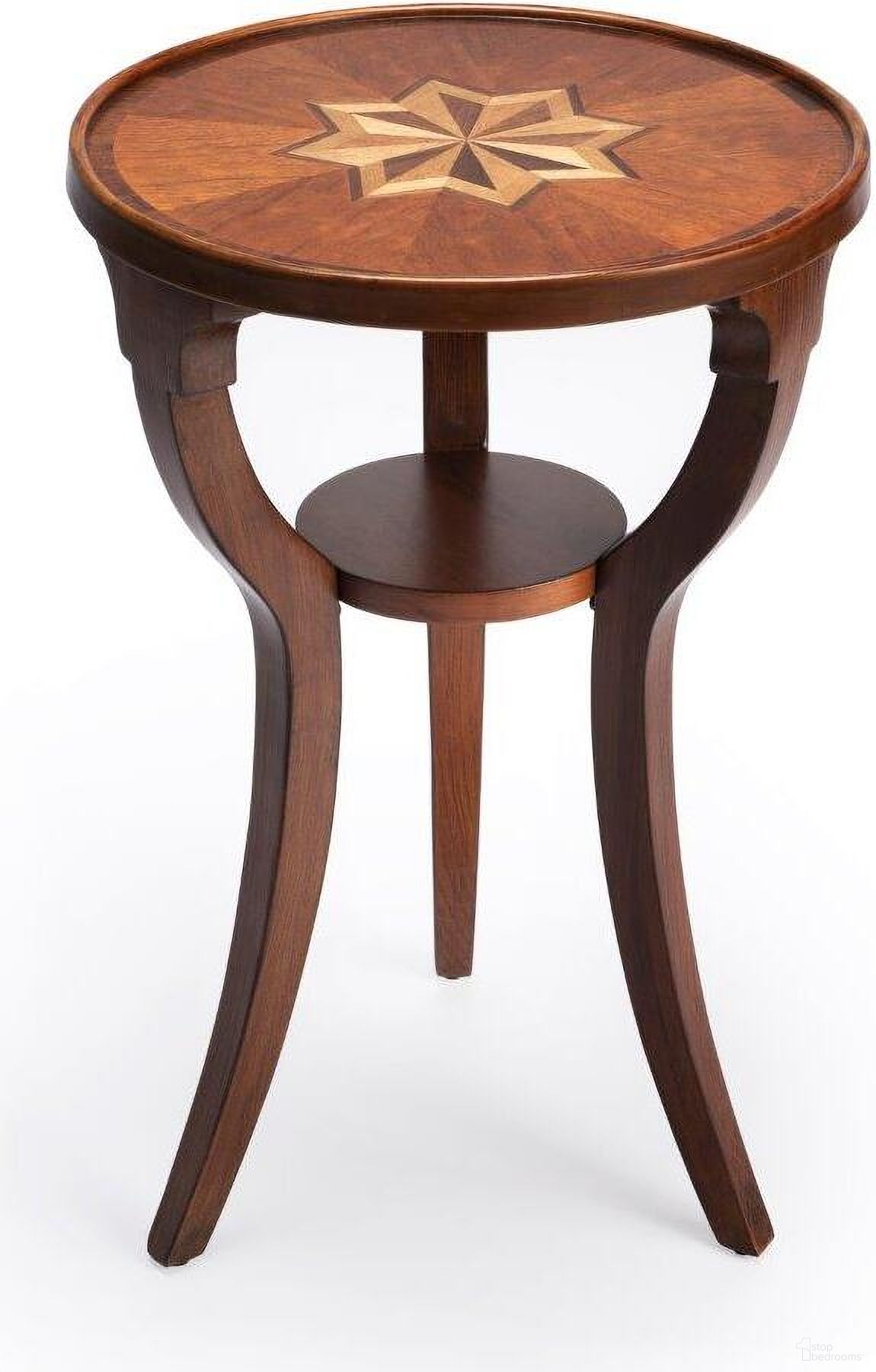 Butler Dalton Olive Ash Burl Round Accent Table