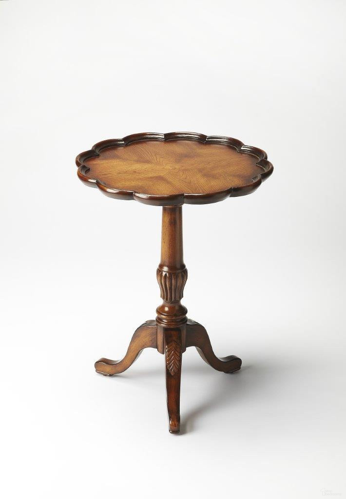 The appearance of Butler Dansby Vintage Oak Pedestal Table designed by Butler Specialty Company in the traditional interior design. This medium brown piece of furniture  was selected by 1StopBedrooms from Masterpiece Collection to add a touch of cosiness and style into your home. Sku: 1482001. Material: Rubberwood.