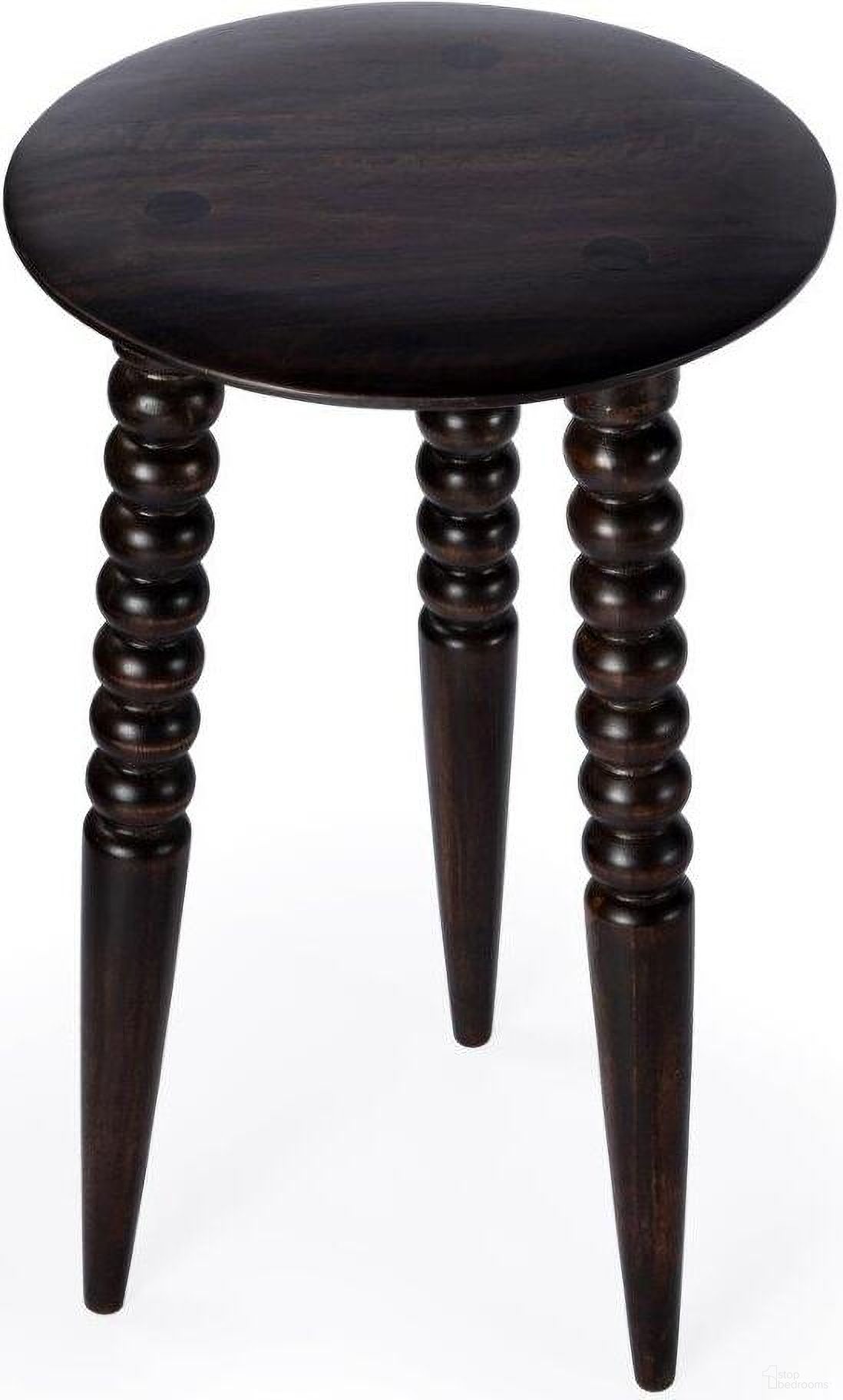 Butler Fluornoy Dark Brown Wood Accent Table