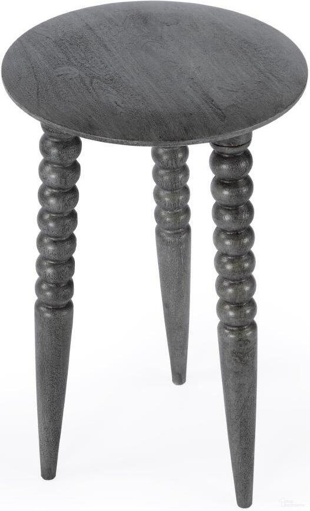 Butler Fluornoy Grey Wood Accent Table