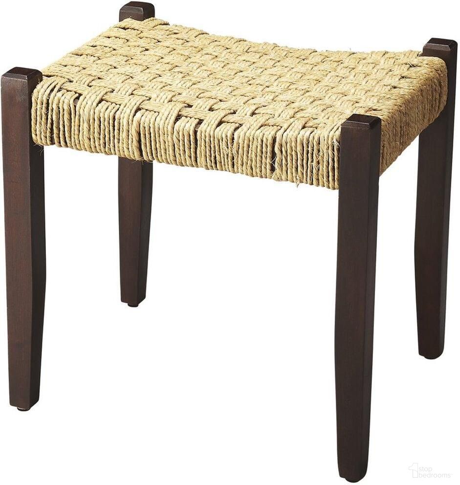 The appearance of Butler Garner Woven Jute Natural Stool designed by Butler Specialty Company in the transitional interior design. This multicolor piece of furniture was selected by 1StopBedrooms from Loft Collection to add a touch of cosiness and style into your home. Sku: 4269140. Material: Wood.