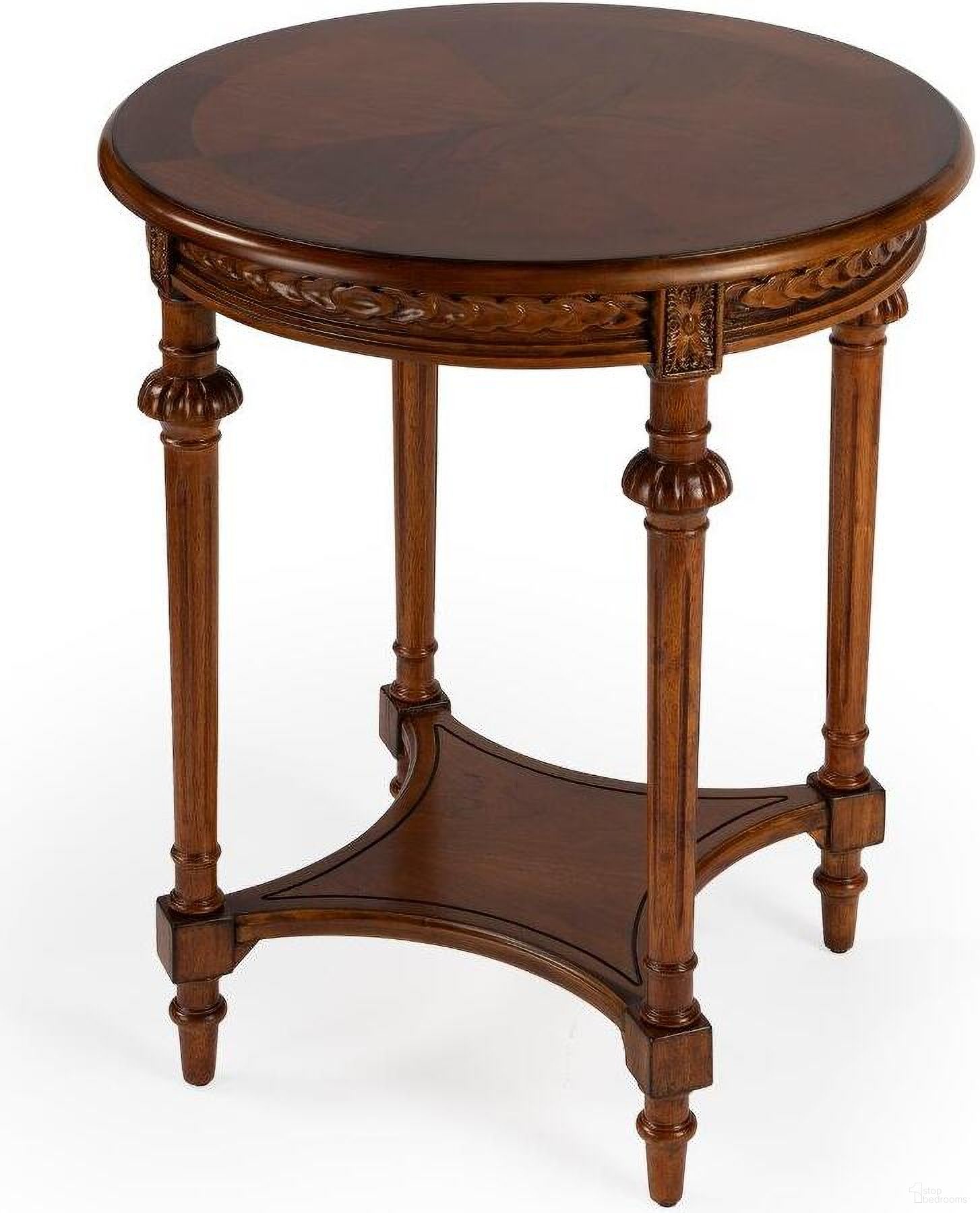 The appearance of Butler Hellinger Olive Ash Burl Lamp Table designed by Butler Specialty Company in the traditional interior design. This medium brown piece of furniture  was selected by 1StopBedrooms from Masterpiece Collection to add a touch of cosiness and style into your home. Sku: 6162101. Material: Rubberwood.