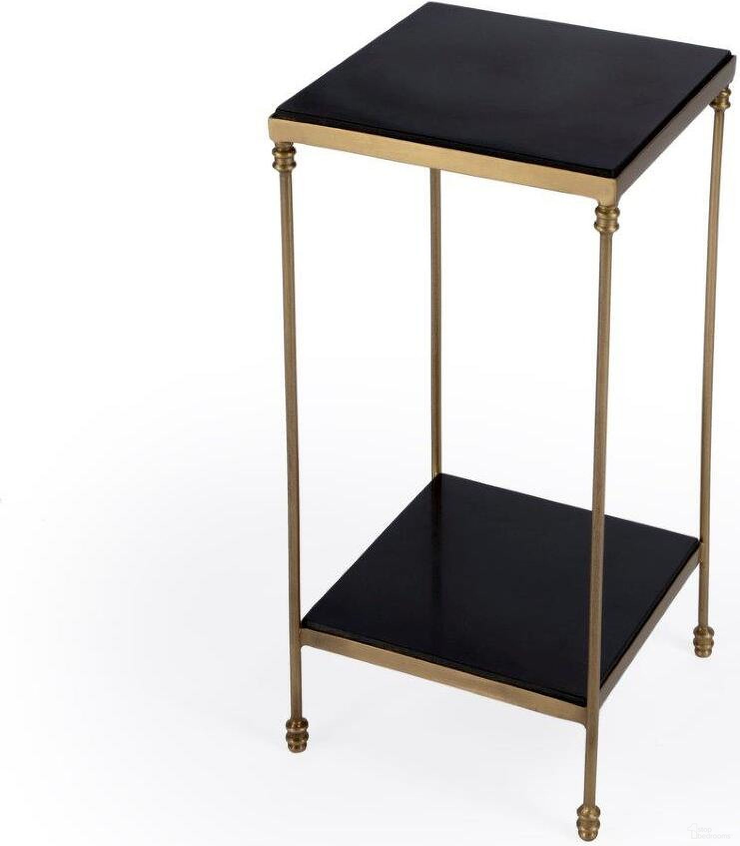 Butler Imogen Iron And Black Granite Side Table