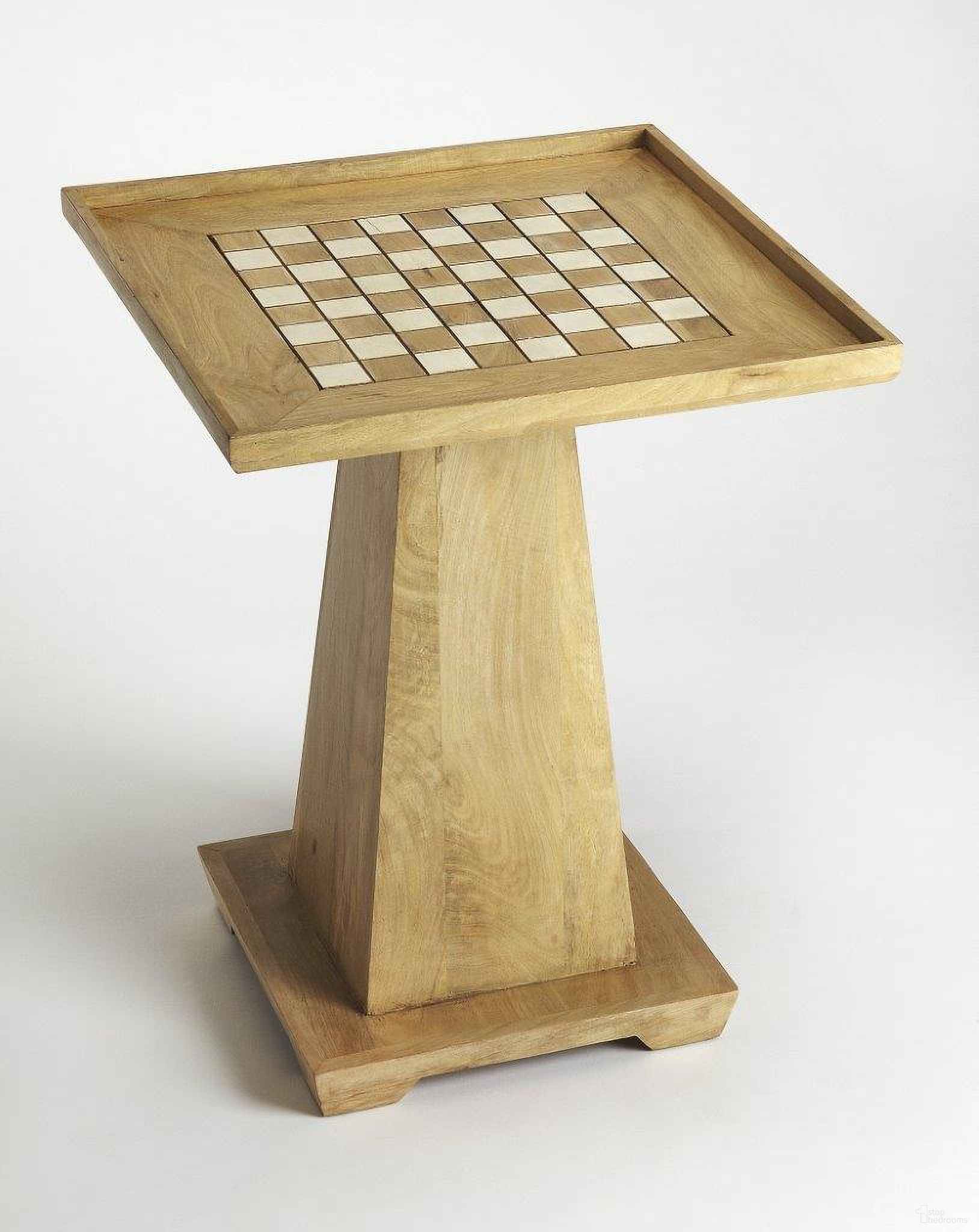 The appearance of Butler Levon Natural Mango Game Table designed by Butler Specialty Company in the transitional interior design. This natural wood piece of furniture was selected by 1StopBedrooms from Loft Collection to add a touch of cosiness and style into your home. Sku: 4491312. Material: Wood.