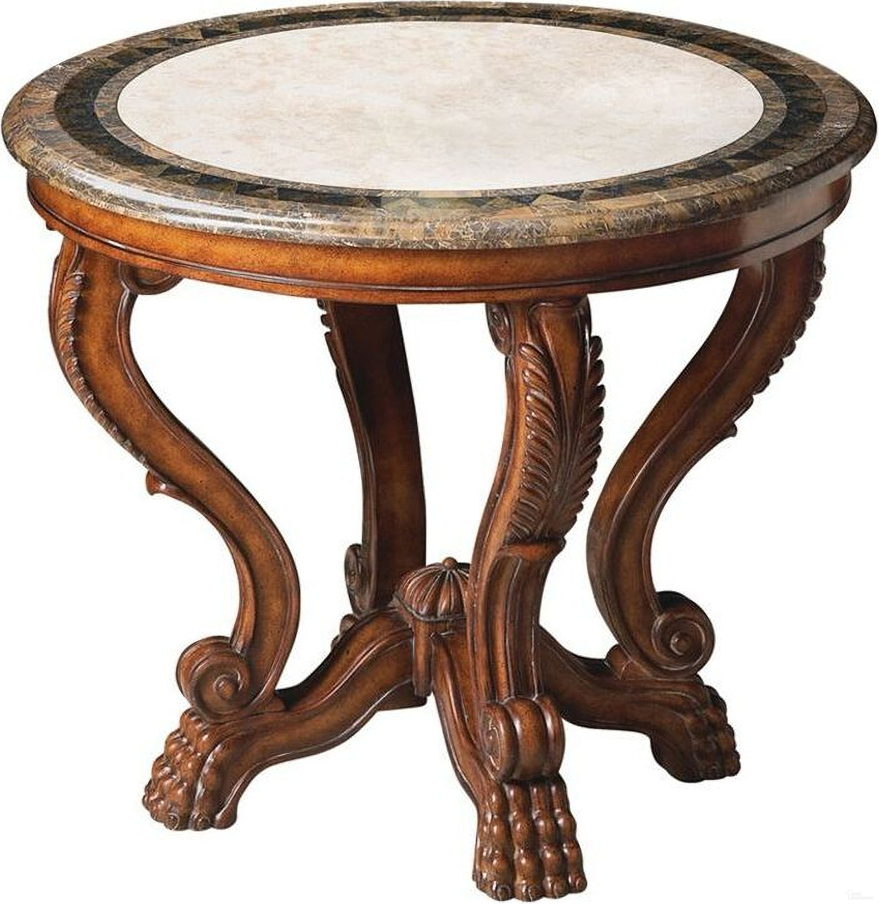 The appearance of Butler Mabel Fossil Stone Foyer Table designed by Butler Specialty Company in the traditional interior design. This multicolor piece of furniture  was selected by 1StopBedrooms from Heritage Collection to add a touch of cosiness and style into your home. Sku: 5026070. Material: Wood.