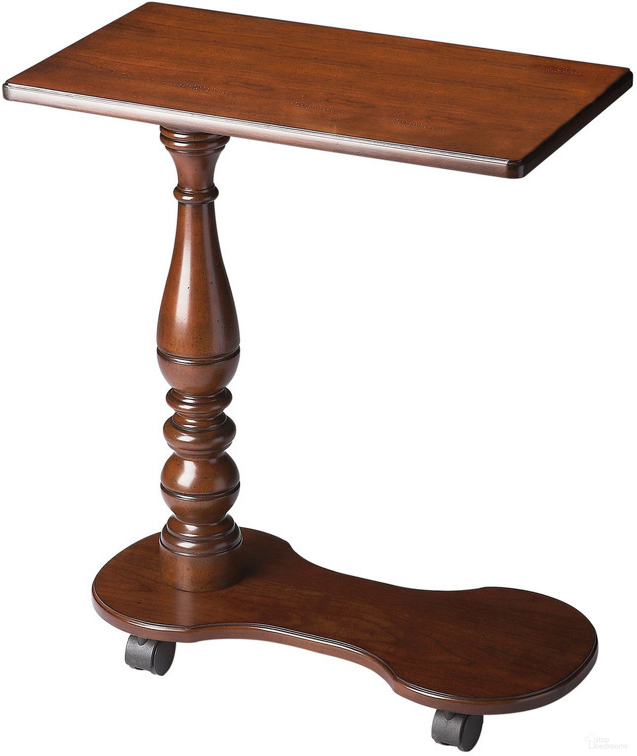 Mabry Mobile Tray Table In Dark Brown