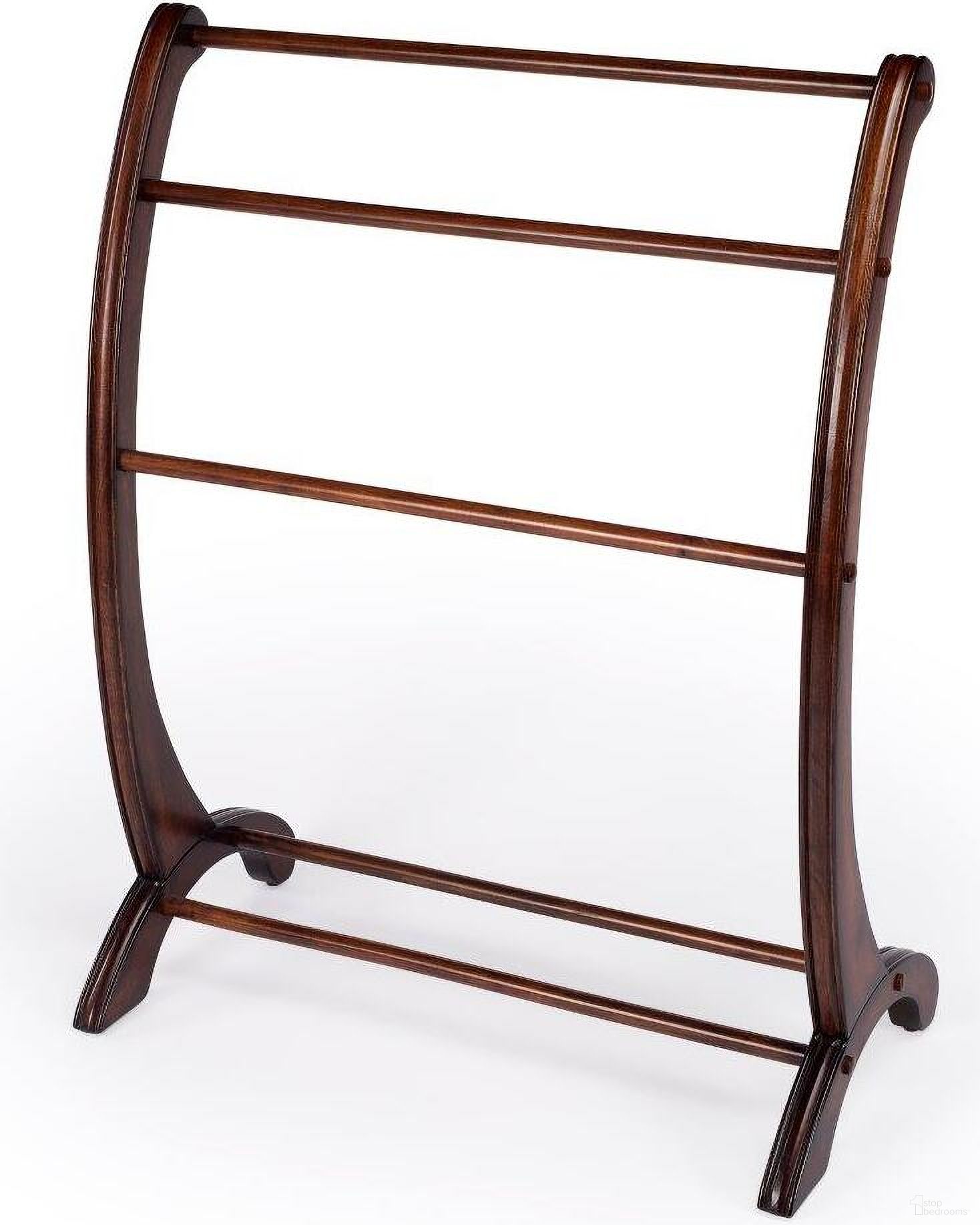The appearance of Butler Nathaniel Plantation Cherry Blanket Stand designed by Butler Specialty Company in the transitional interior design. This cherry piece of furniture was selected by 1StopBedrooms from Plantation Collection to add a touch of cosiness and style into your home. Sku: 3804024. Material: Rubberwood.